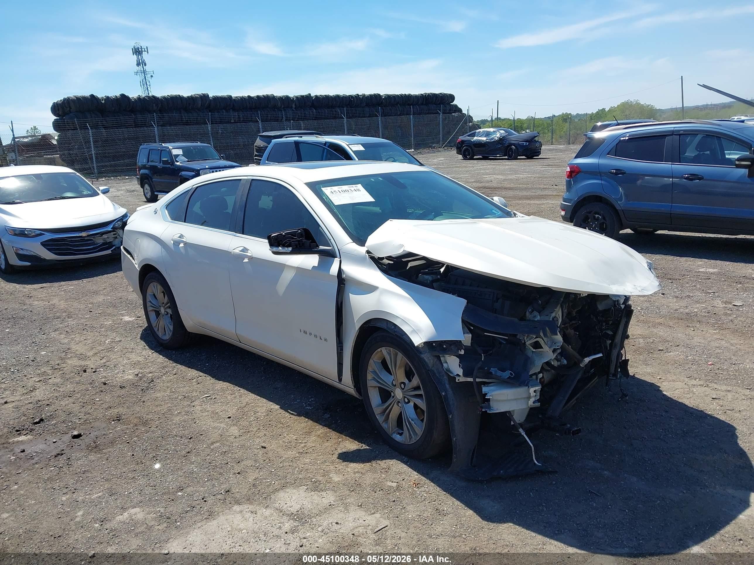2014 Chevrolet Impala LT, VIN 2G1125S31E9179710 — Front end