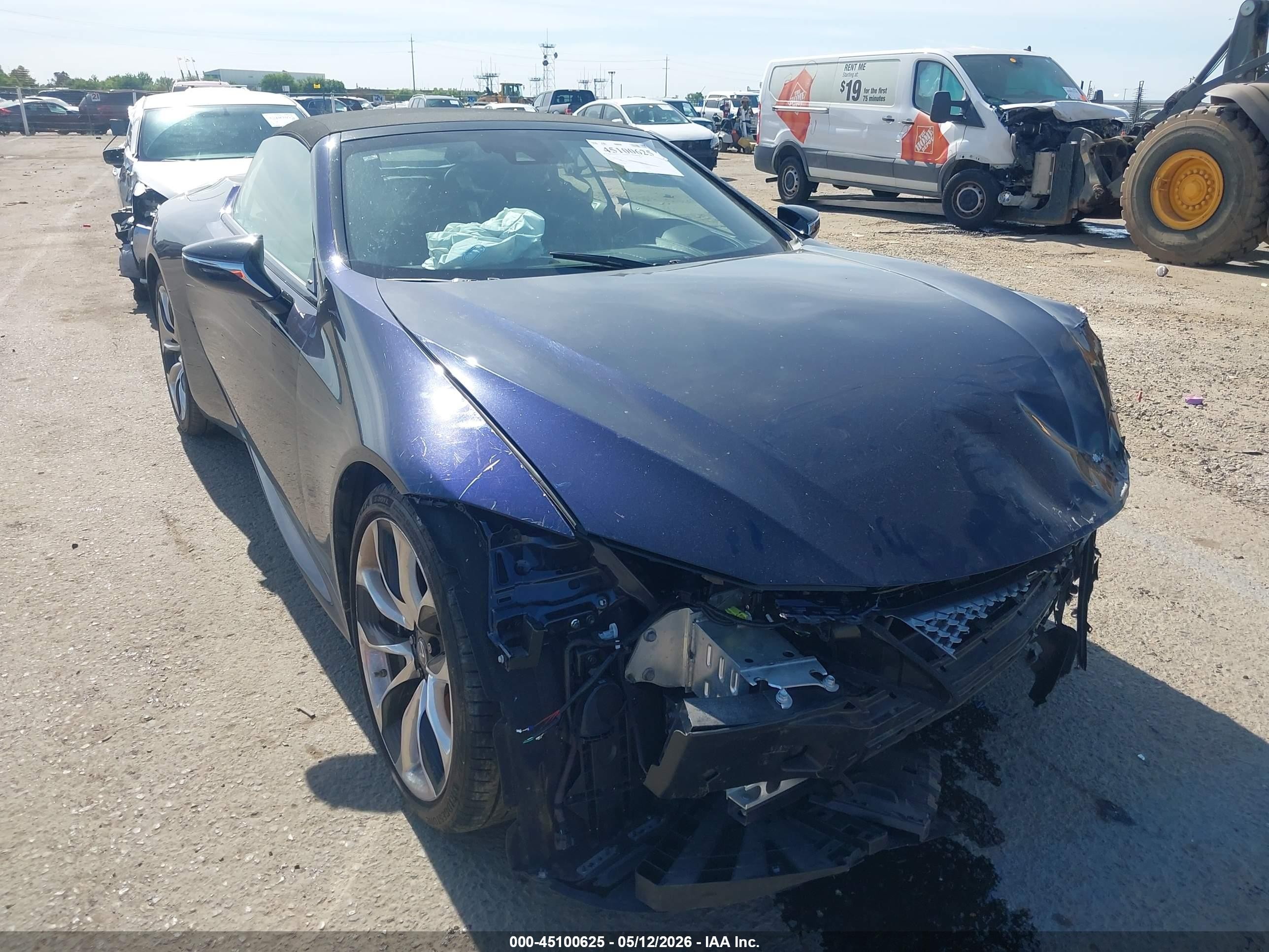 2021 Lexus LC 500h, VIN JTHKPAAY3MA103328 — Front end