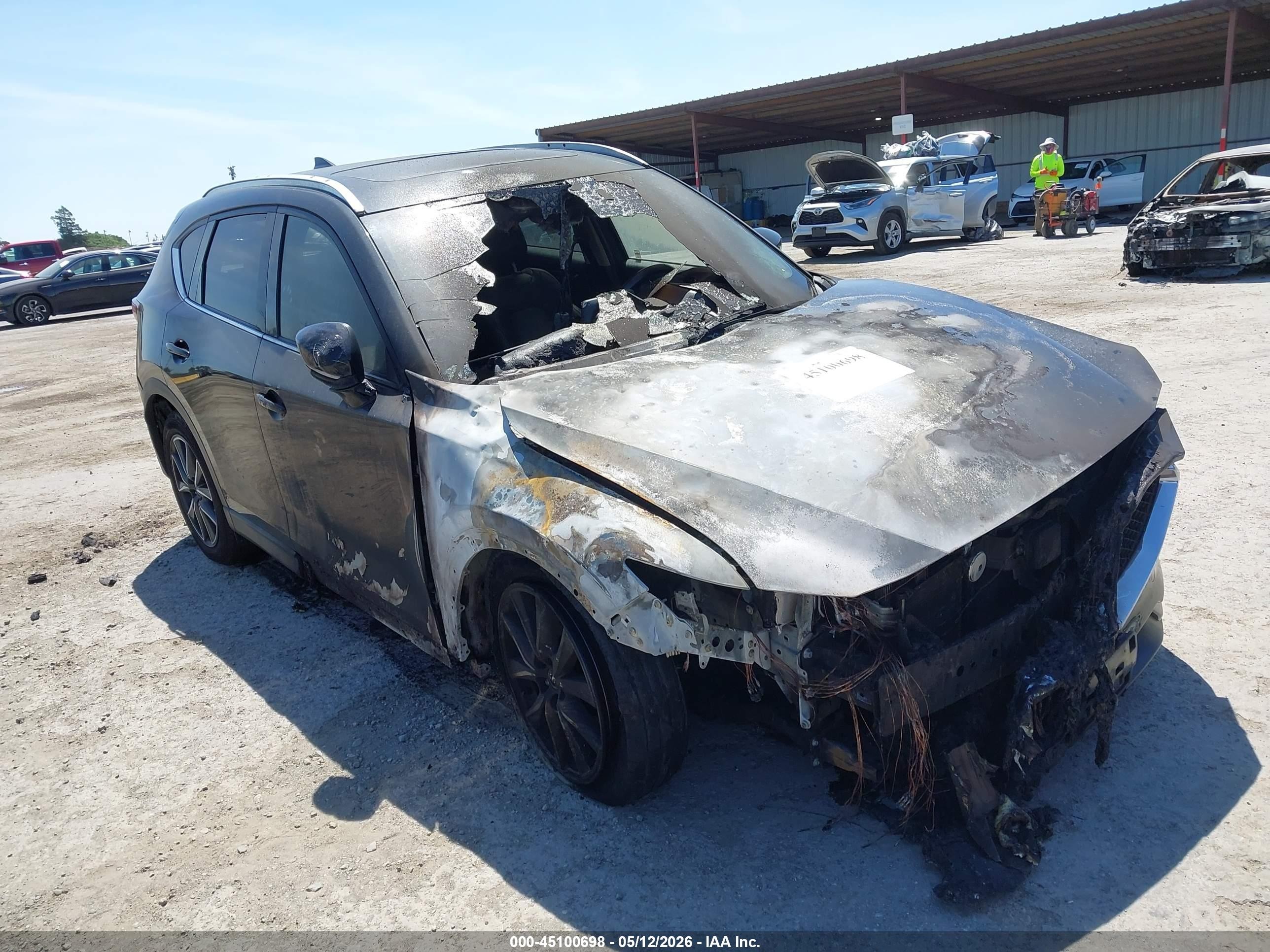 2018 Mazda CX-5 Grand Touring, VIN JM3KFBDM1J0473236 — Burn