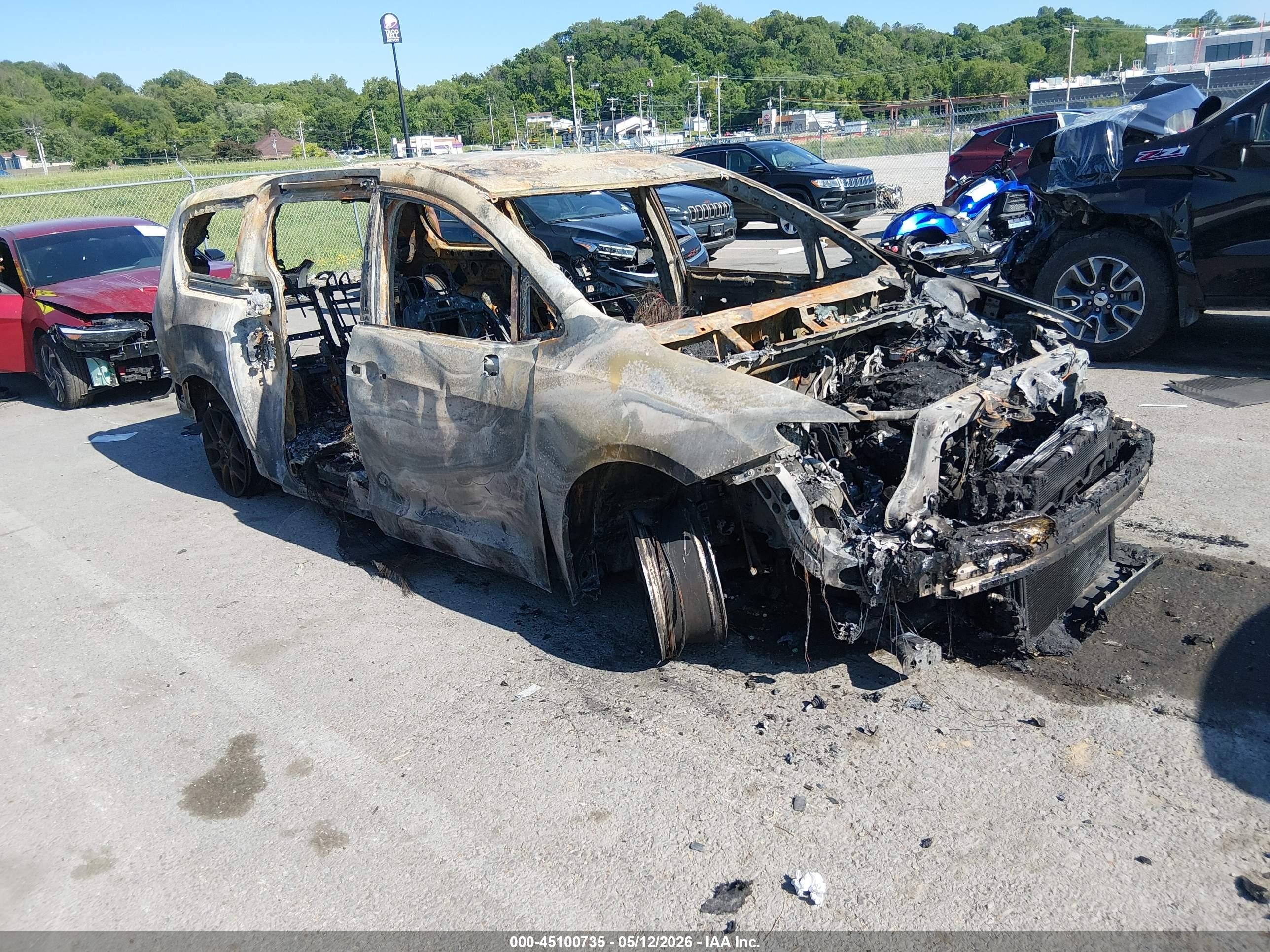 2021 Chrysler Voyager LXi, VIN 2C4RC1DG6MR551993 — Burn