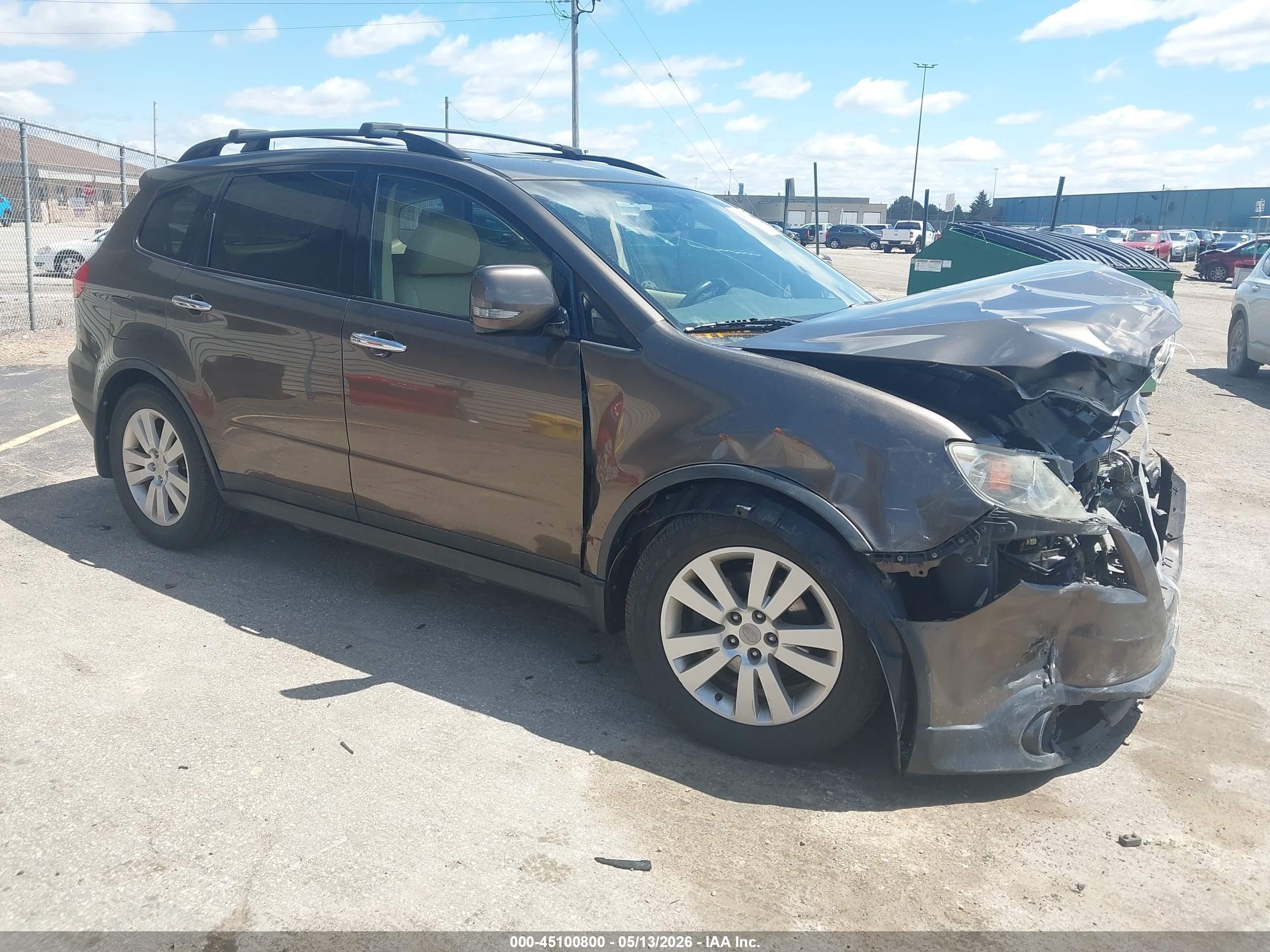 2009 Subaru Tribeca Limited, VIN 4S4WX90D594401834 — Front end
