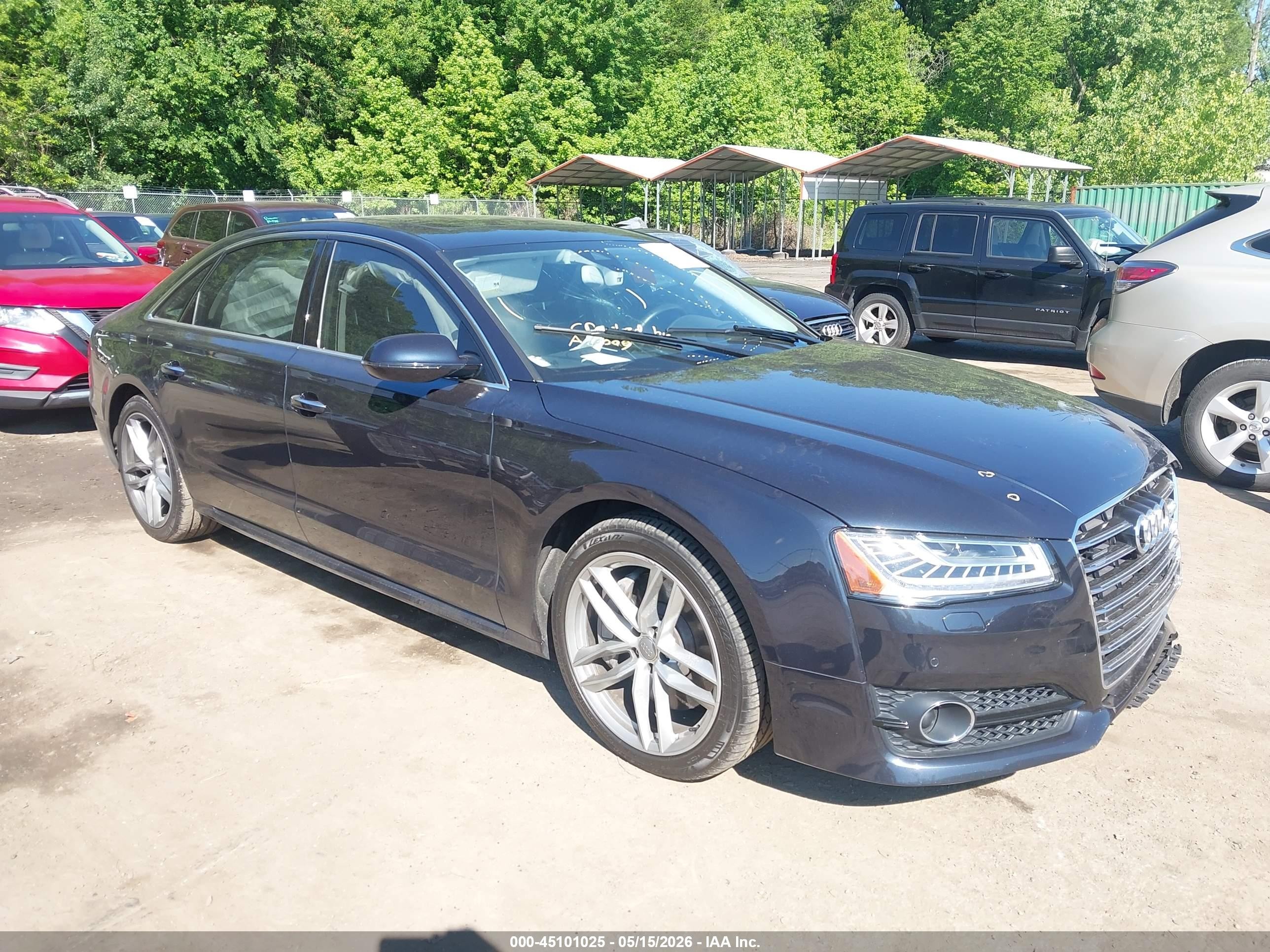 2017 Audi A8 Sport, VIN WAU43AFD5HN019227 — Front end