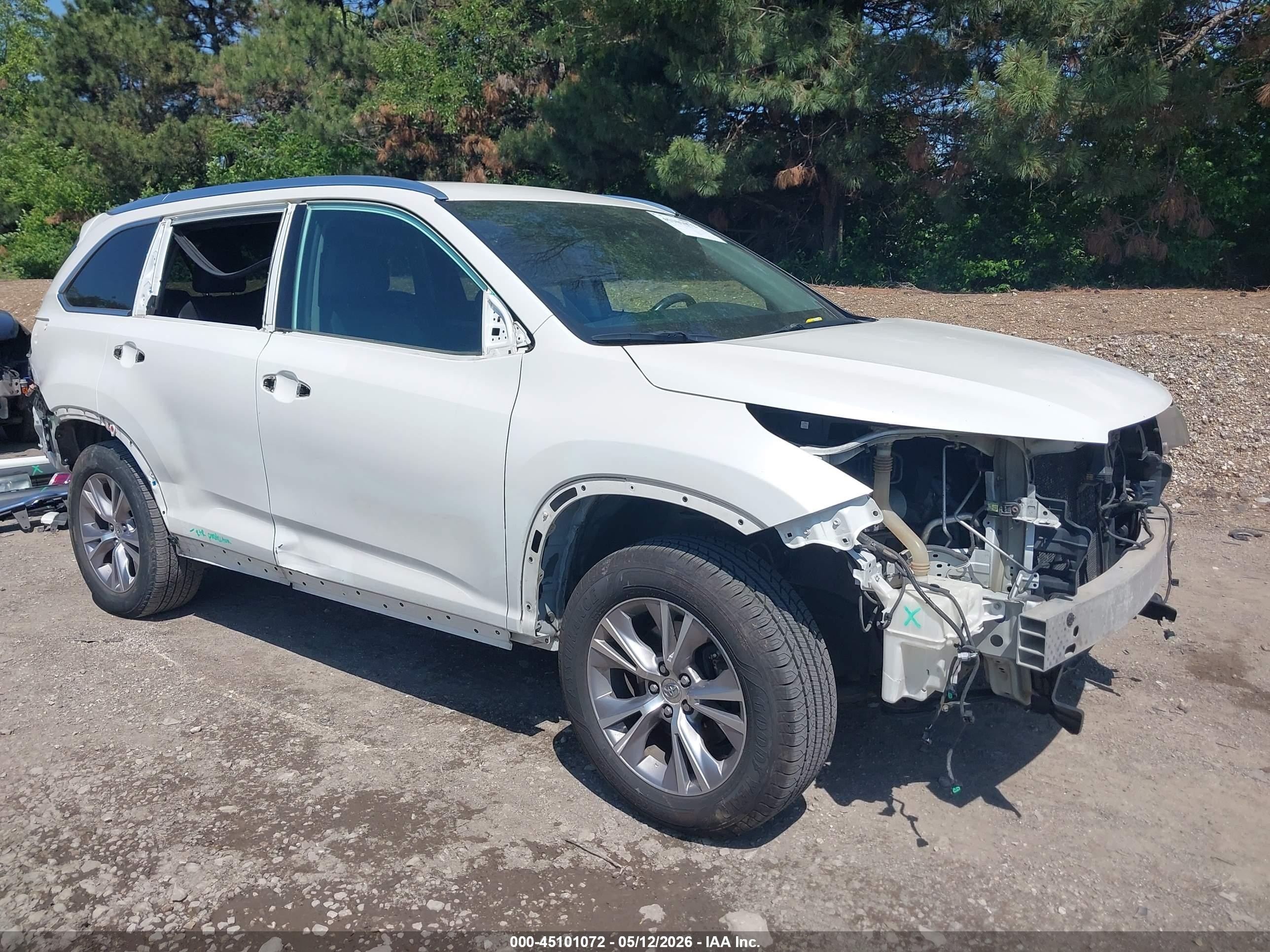 2015 Toyota Highlander XLE, VIN 5TDJKRFH7FS183970 — По всему кузову