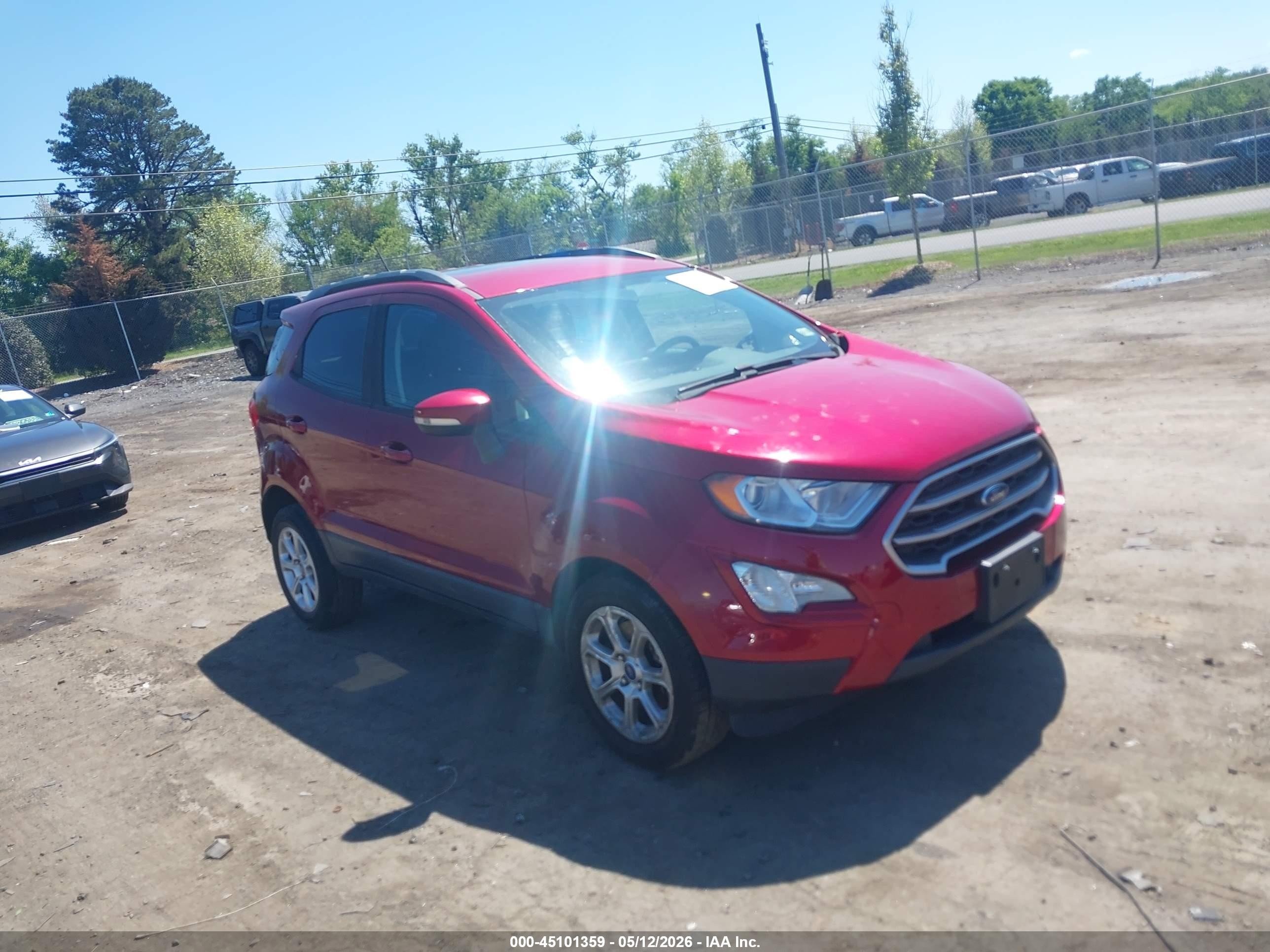 2020 Ford EcoSport SE, VIN MAJ3S2GE4LC341611 — Front end
