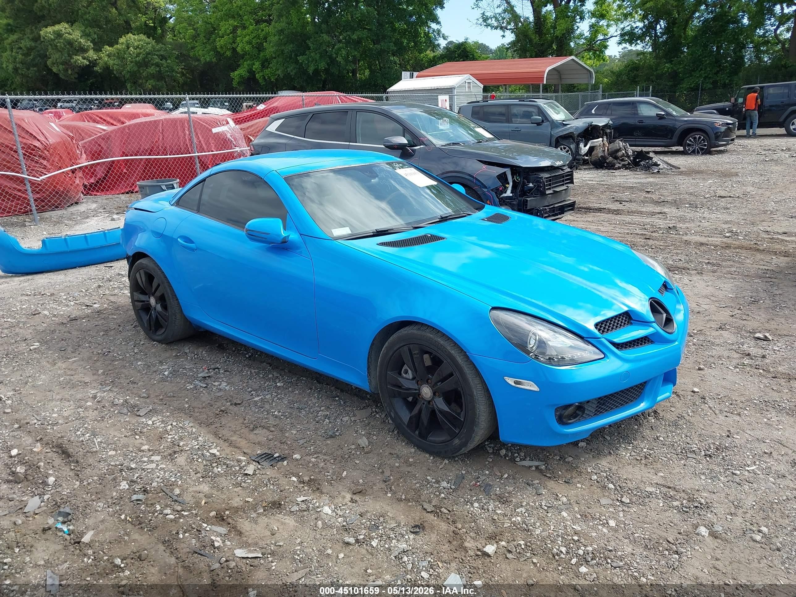 2009 Mercedes-Benz SLK 350, VIN WDBWK58F19F190569 — Rear end