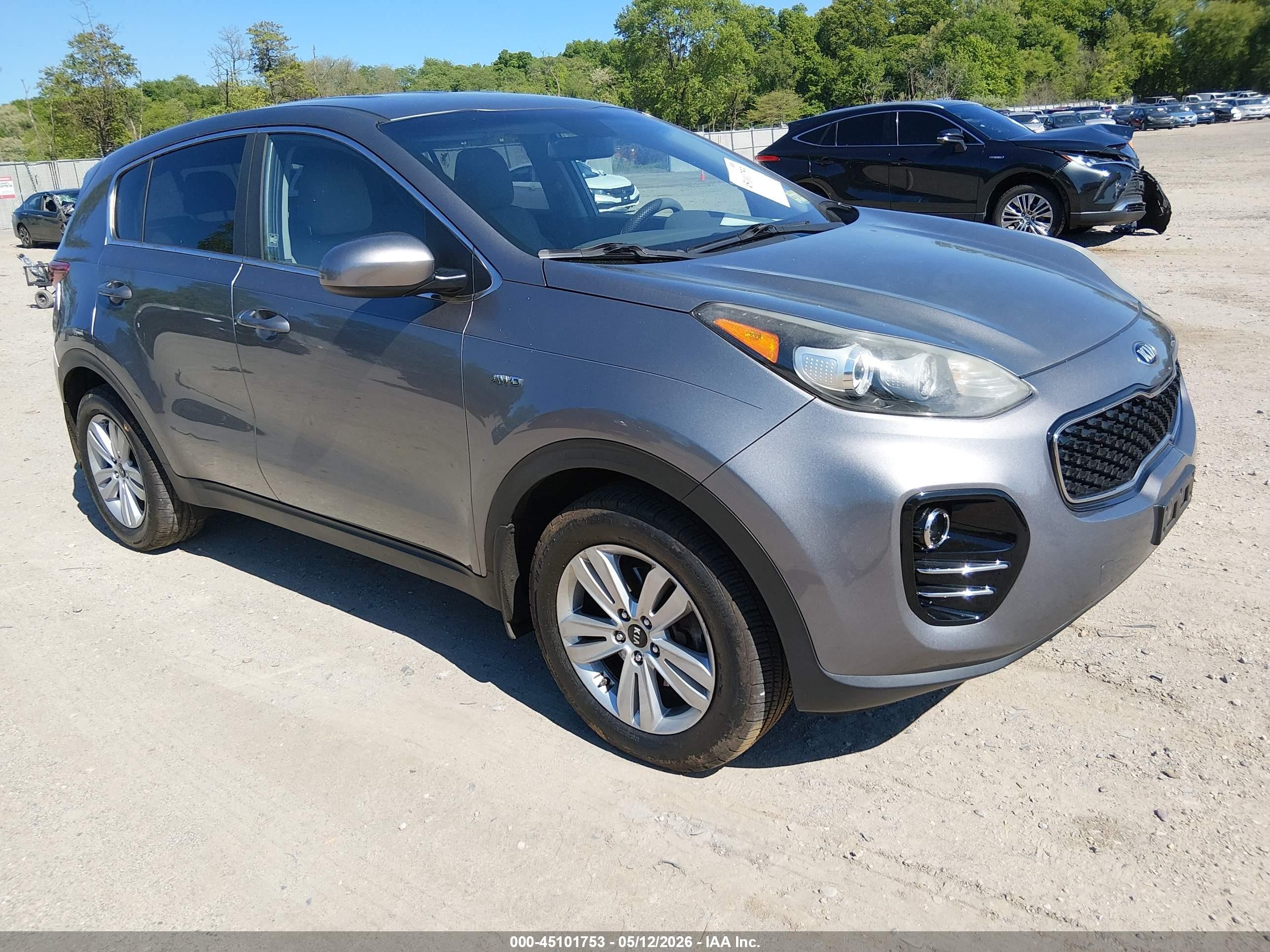 2017 Kia Sportage LX, VIN KNDPMCAC8H7272487 — Rear end