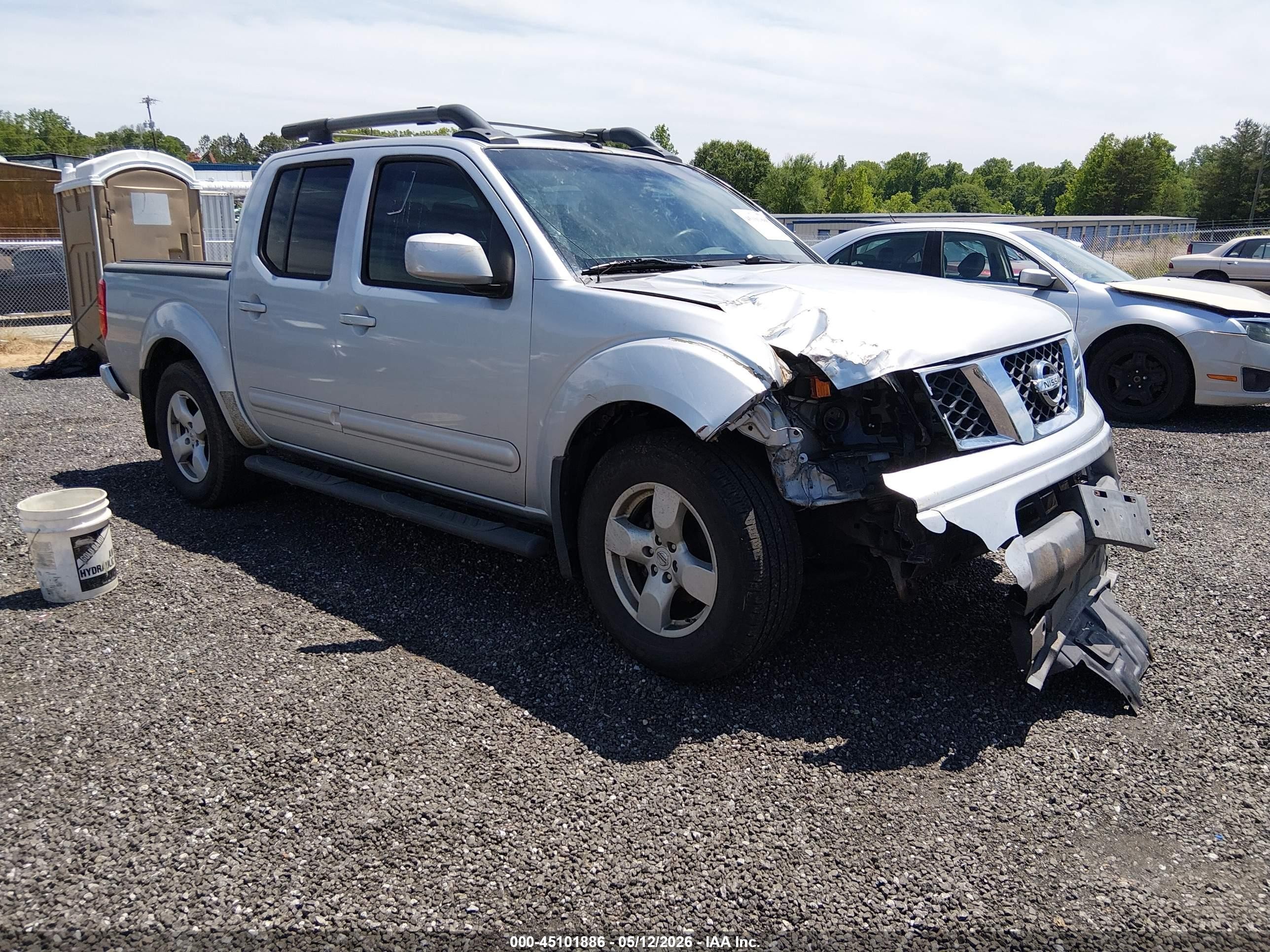 2008 Nissan Frontier SE, VIN 1N6AD07U58C450672 — Front end