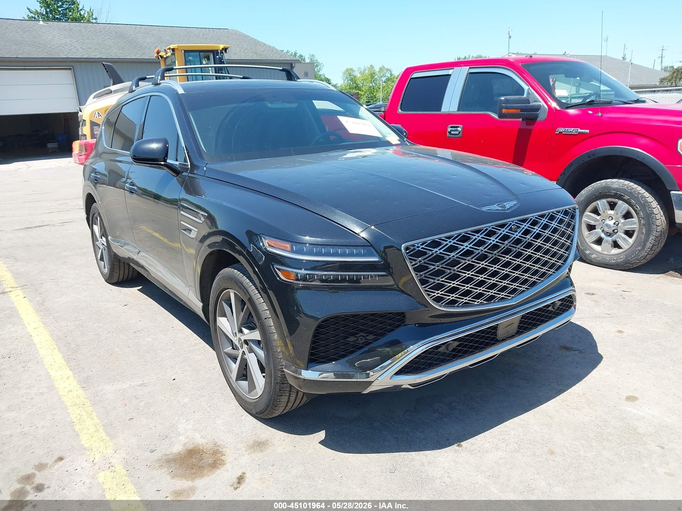 2025 Genesis GV80 Advanced, VIN KMUHBESB6SU261862 — Hail