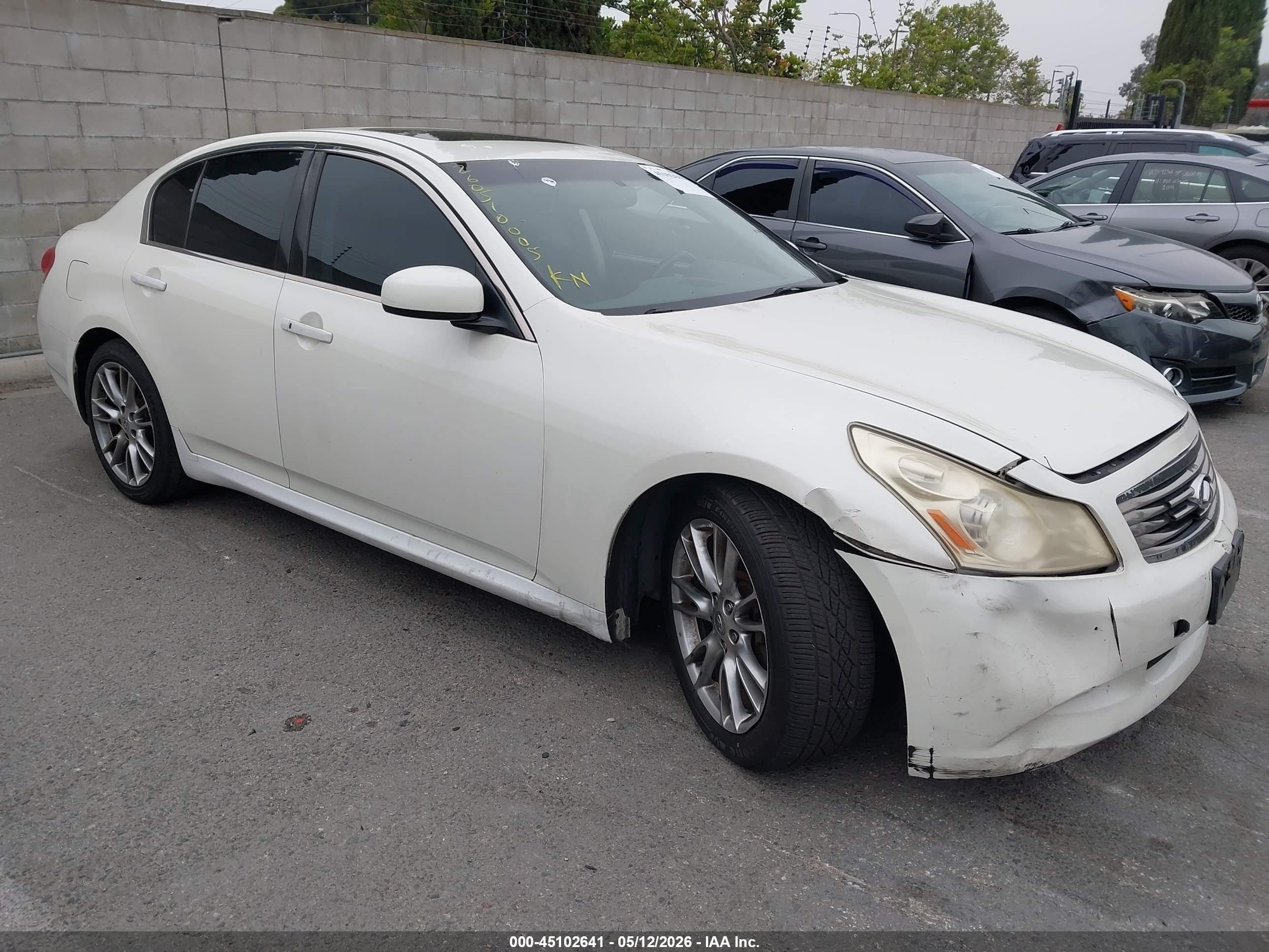 2007 Infiniti G35 Journey, VIN JNKBV61E17M722778 — После угона