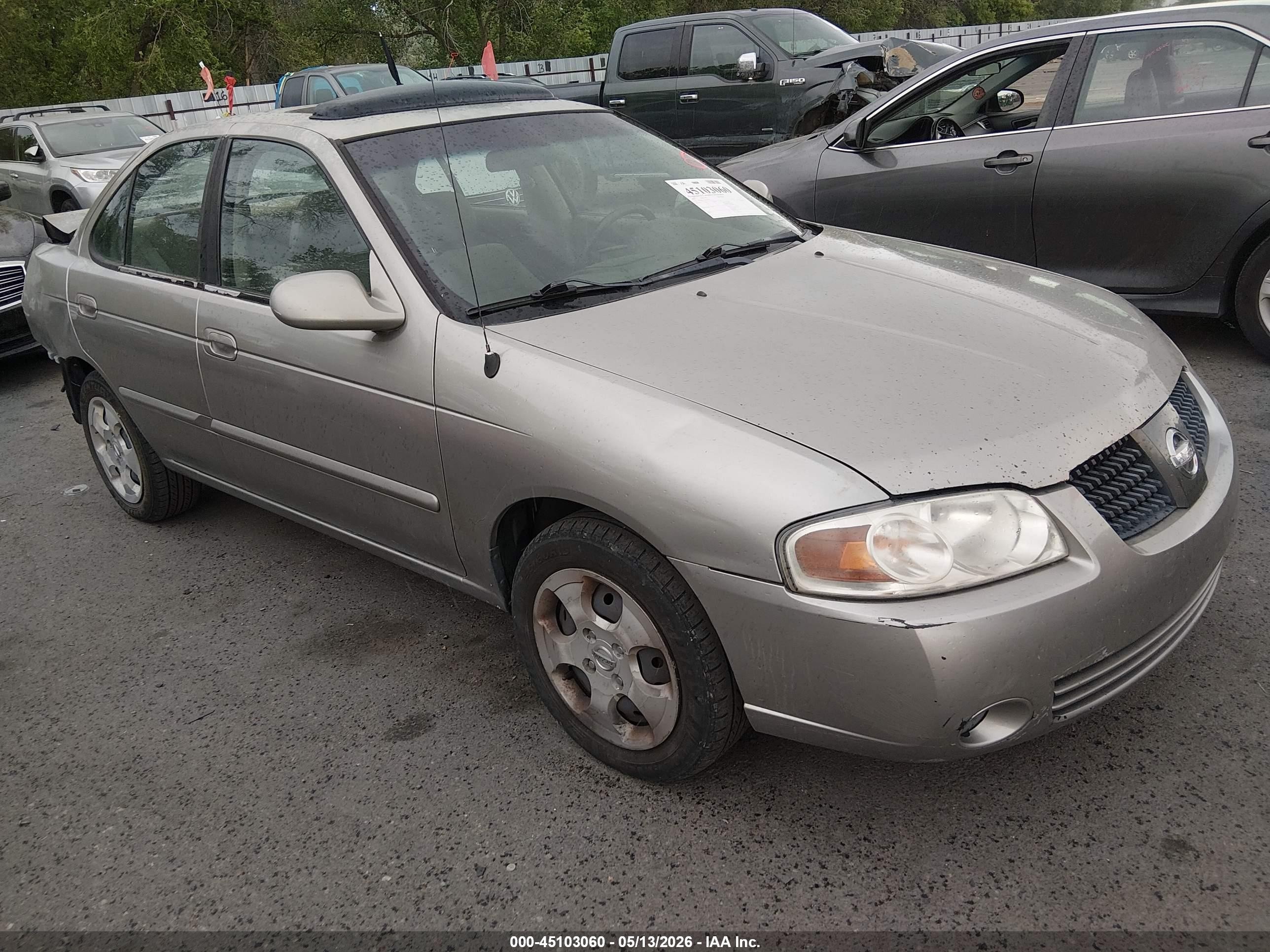 2004 Nissan Sentra S, VIN 3N1CB51A74L561559 — Rear end