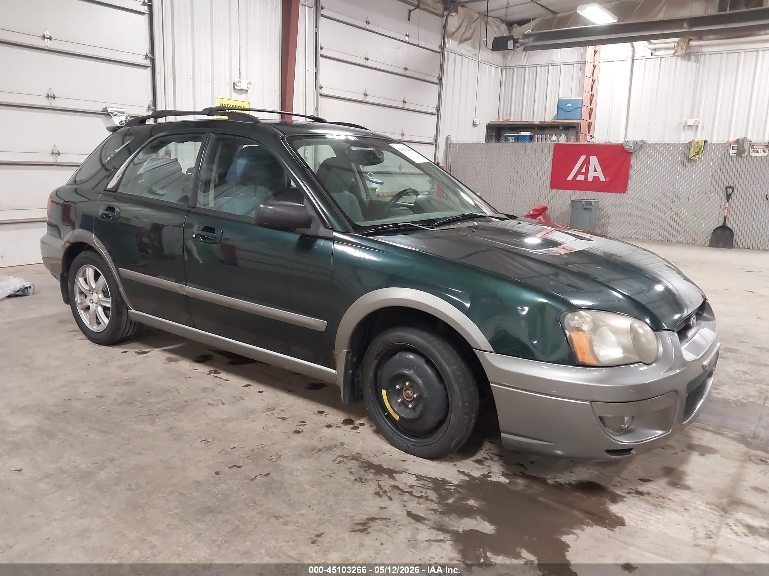 2005 Subaru Impreza Outback, VIN JF1GG68595H817995 — Перед