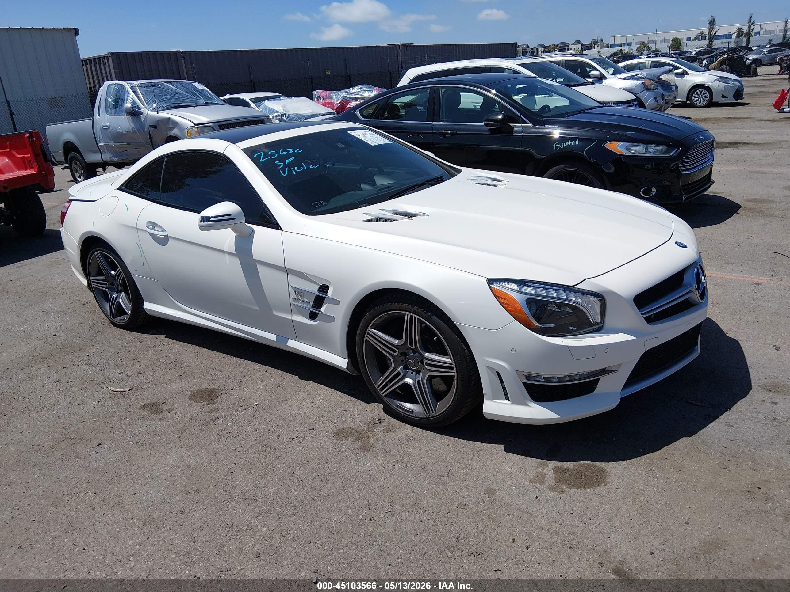 2013 Mercedes-Benz SL 63 AMG, VIN WDDJK7EA6DF005155 — Rear end