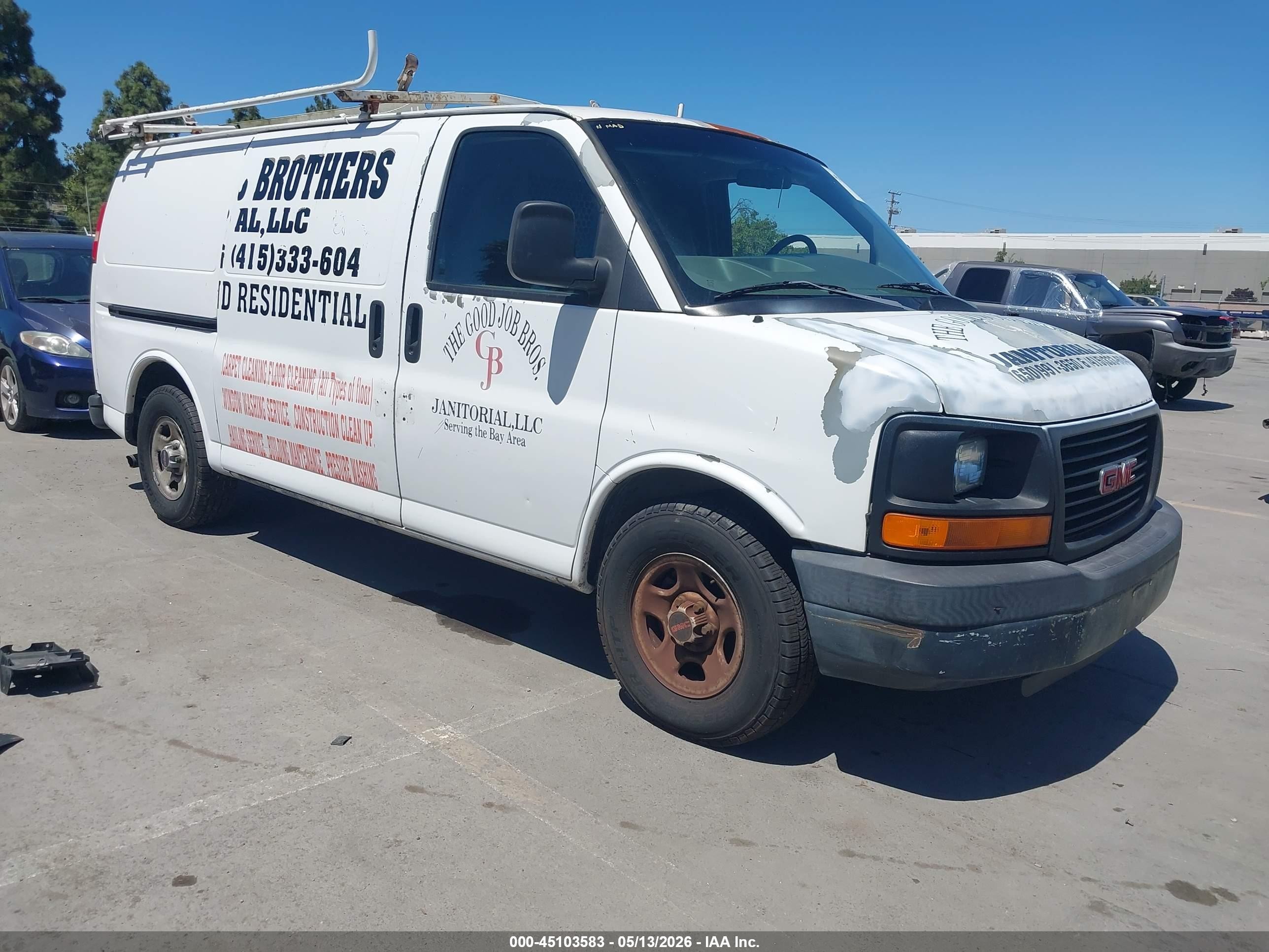 2006 GMC Savana Cargo, VIN 1GTFG15X961241026 — Side