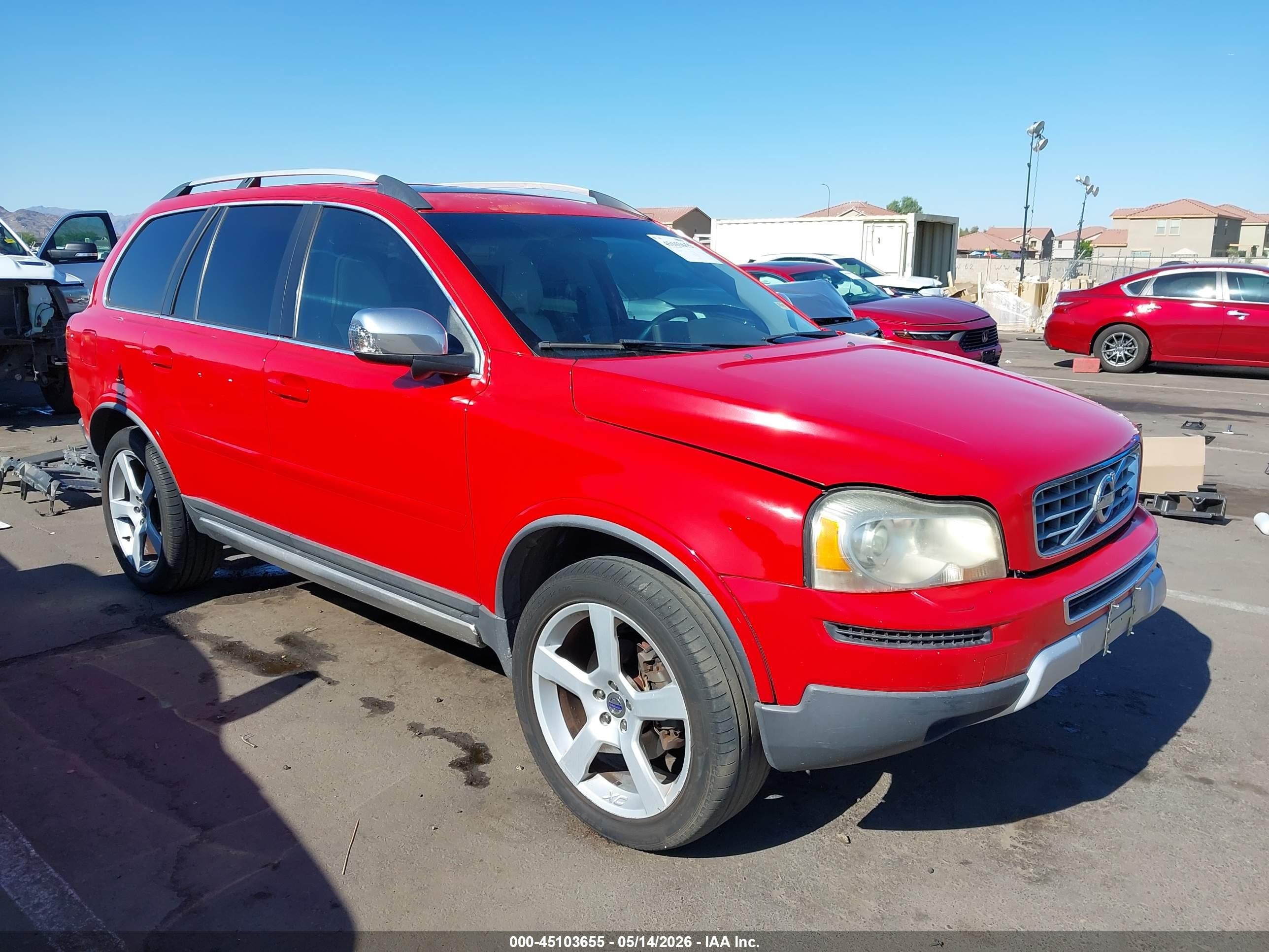 2012 Volvo XC90 R-Design, VIN YV4952CF2C1614659 — Front end