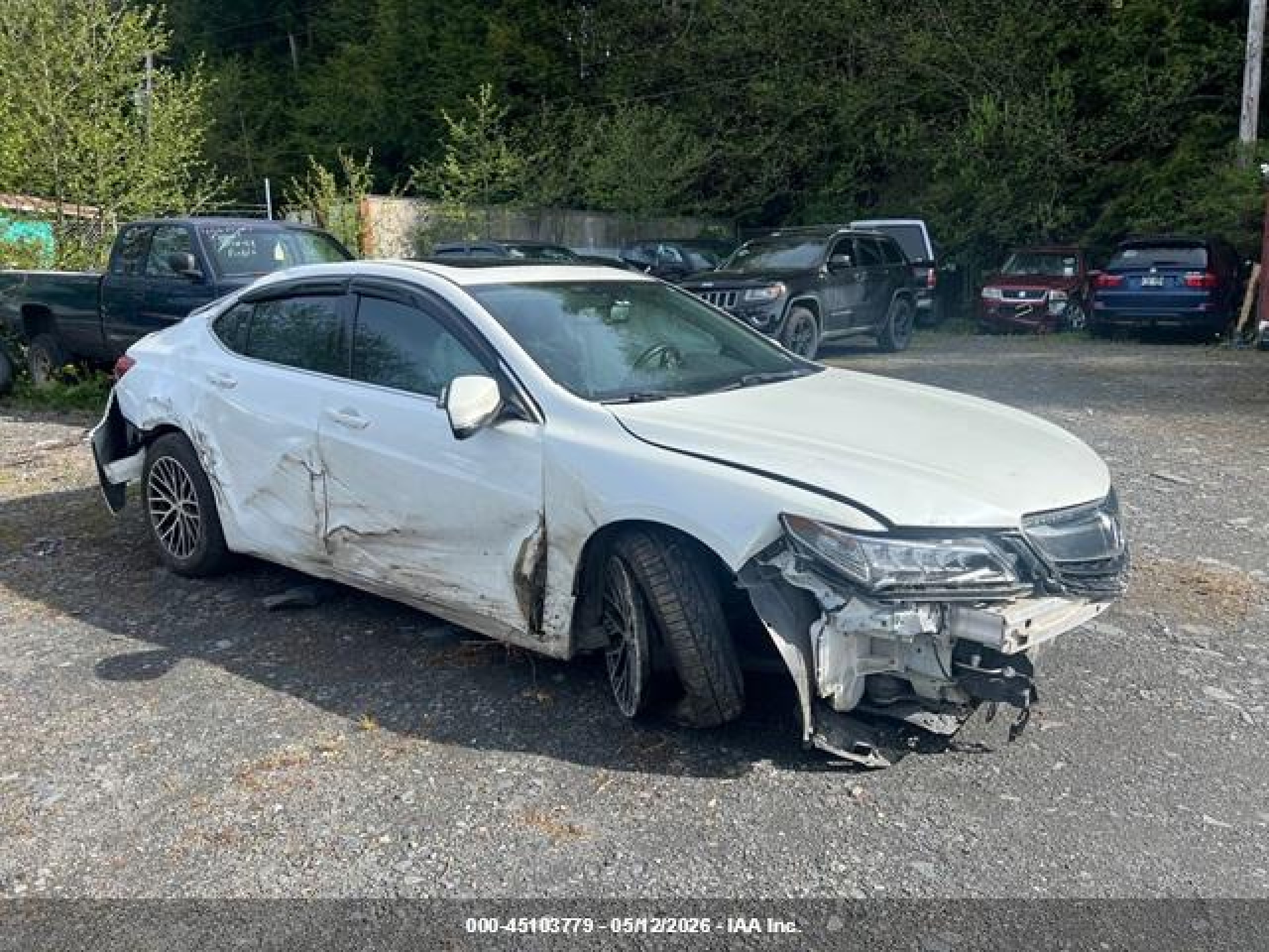 2015 Acura TLX, VIN 19UUB1F33FA000761 — Rollover