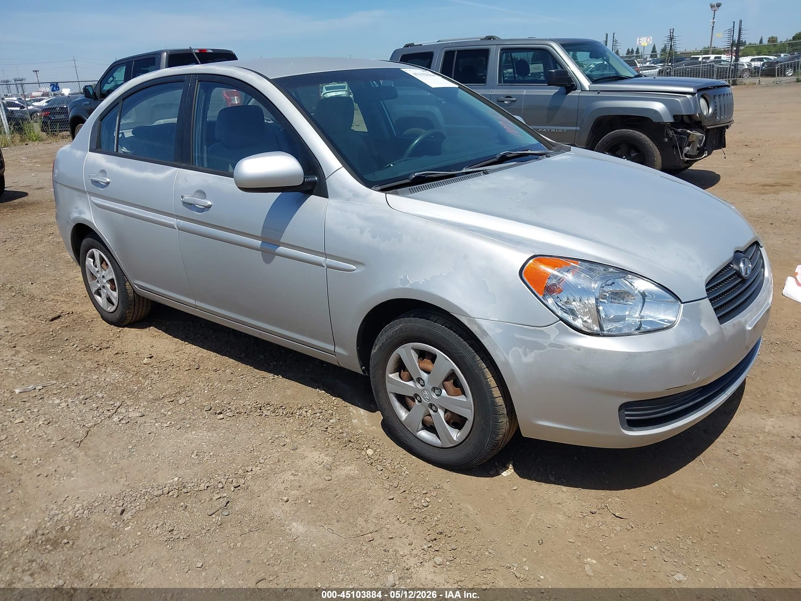 2010 Hyundai Accent GLS, VIN KMHCN4AC8AU426698 — Normal wear