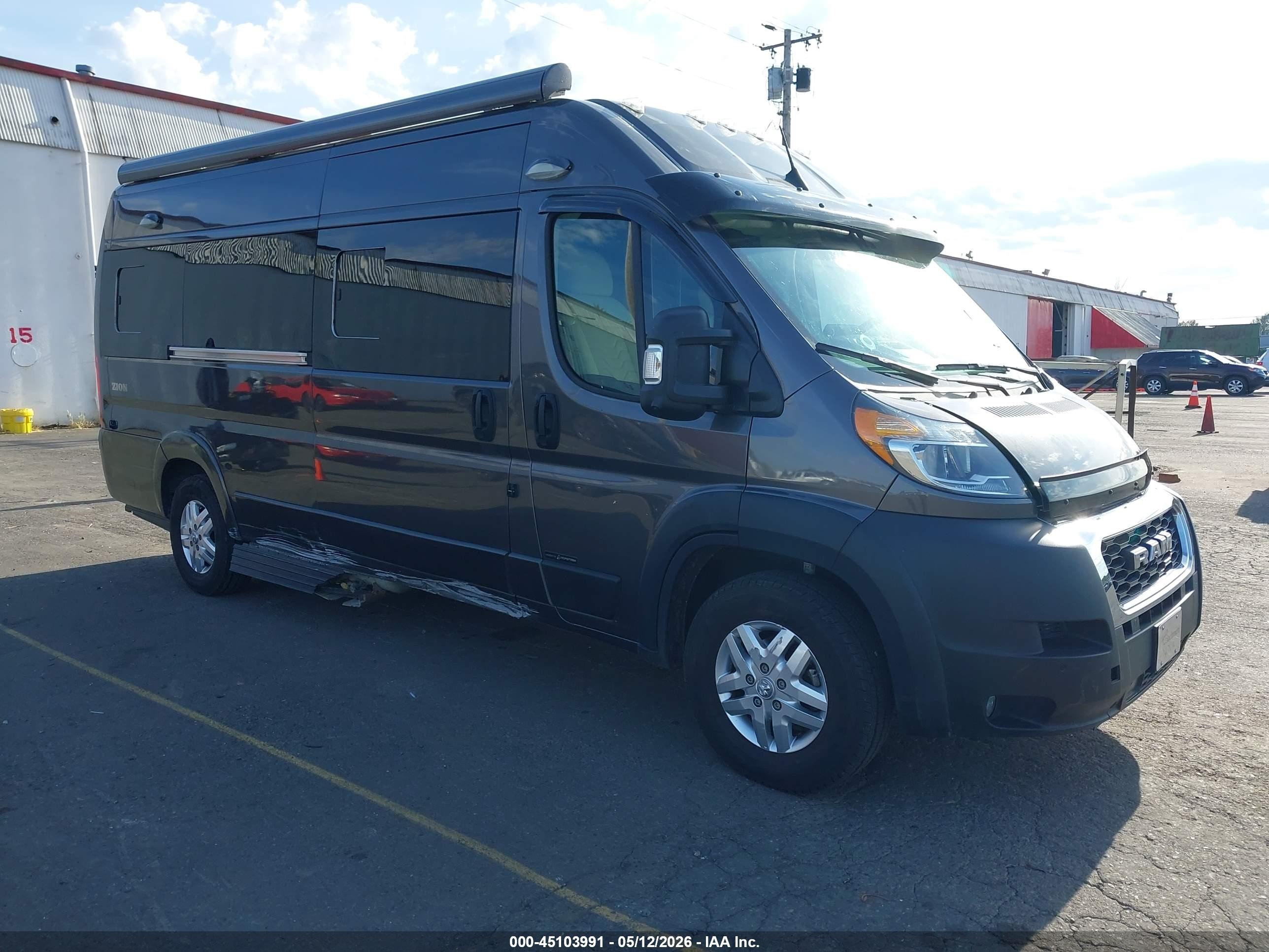 2022 Ram ProMaster Cargo, VIN 3C6MRVJG4NE105727 — Side
