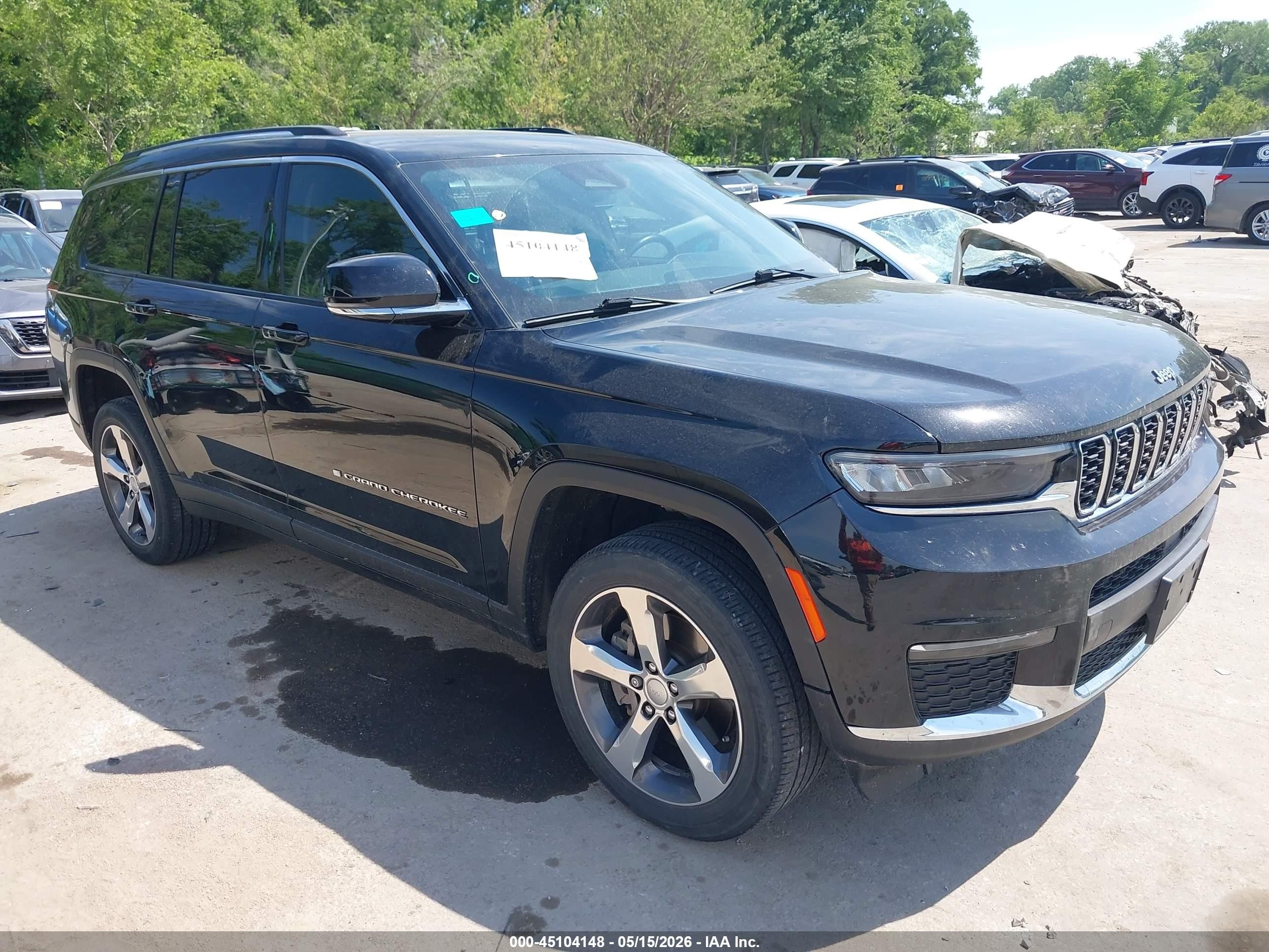2021 Jeep Grand Cherokee Limited, VIN 1C4RJKBG7M8101554 — Hail