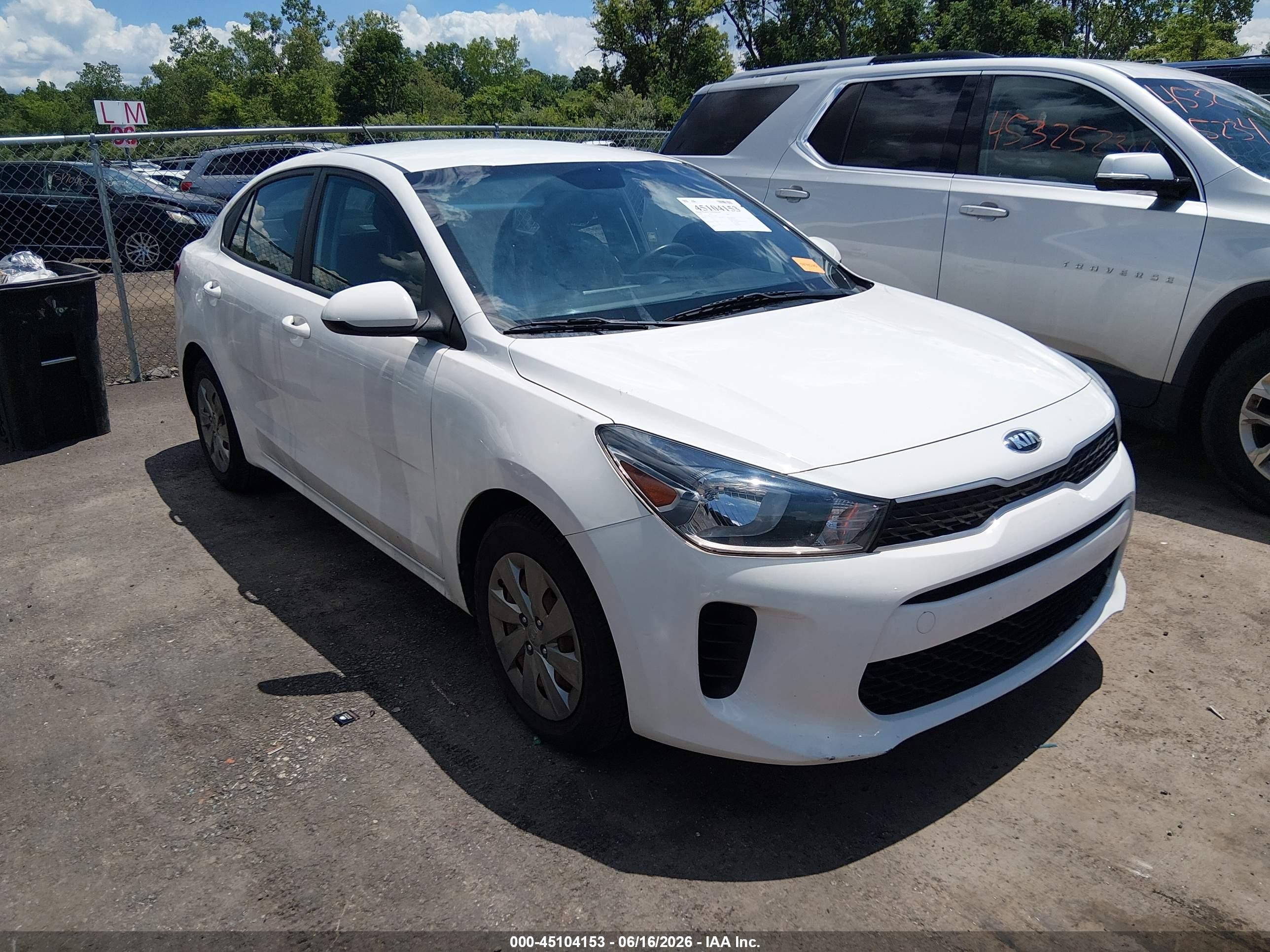 2020 Kia Rio S, VIN 3KPA24AD1LE259888 — Hail