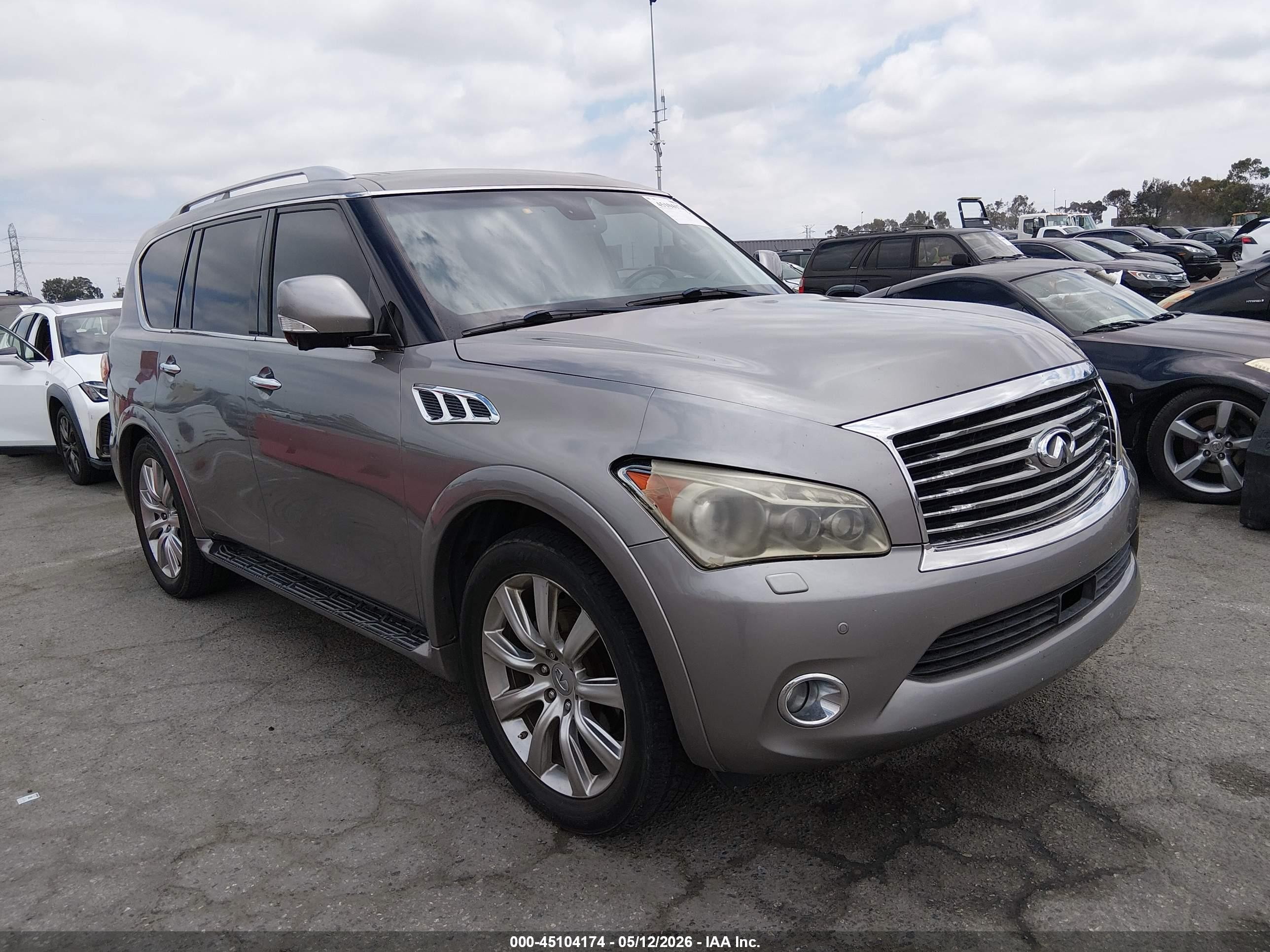 2013 Infiniti QX56, VIN JN8AZ2NE3D9041156 — Vandalism