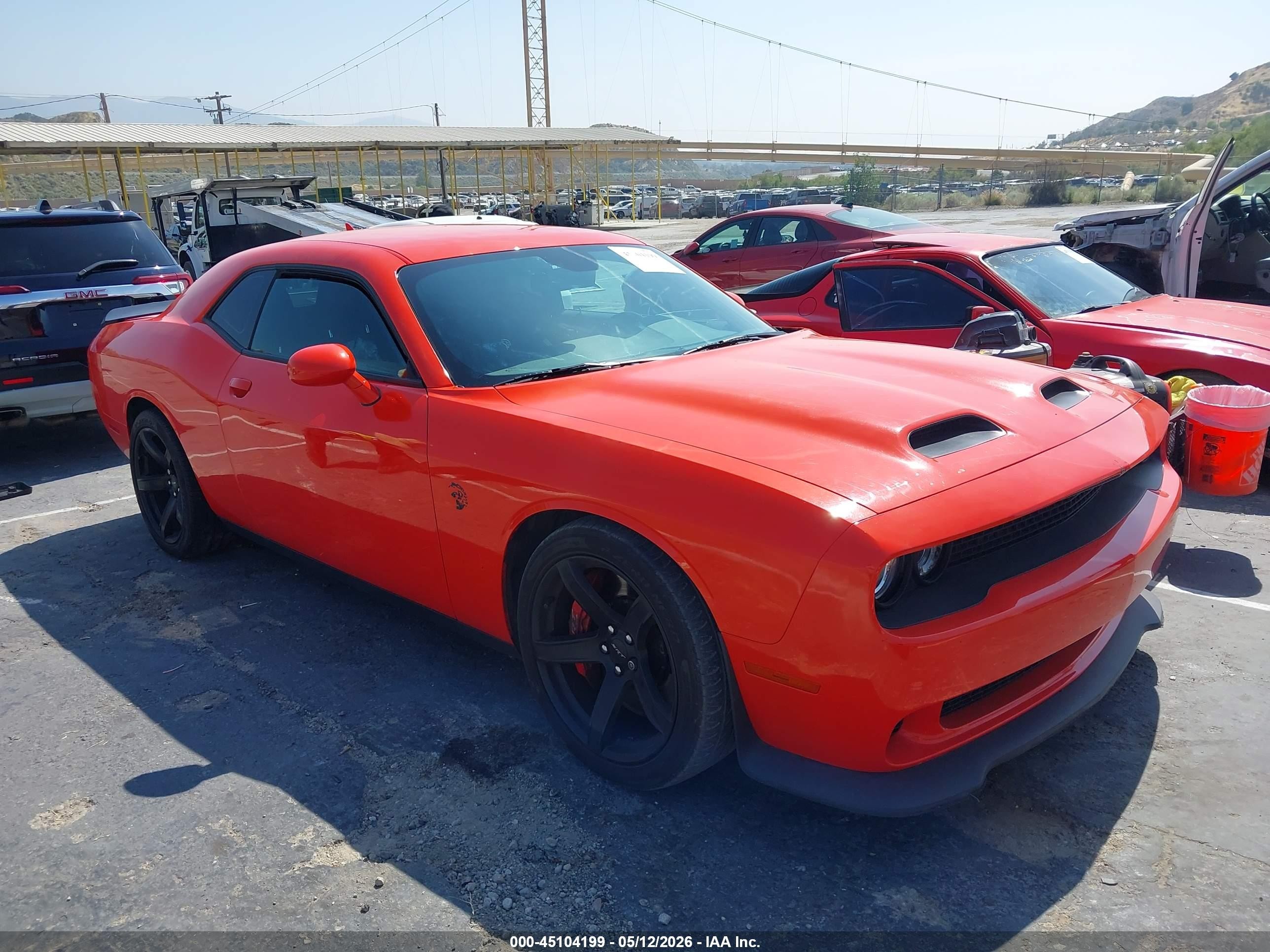 2022 Dodge Challenger SRT Hellcat, VIN 2C3CDZC99NH148753 — Theft recovery