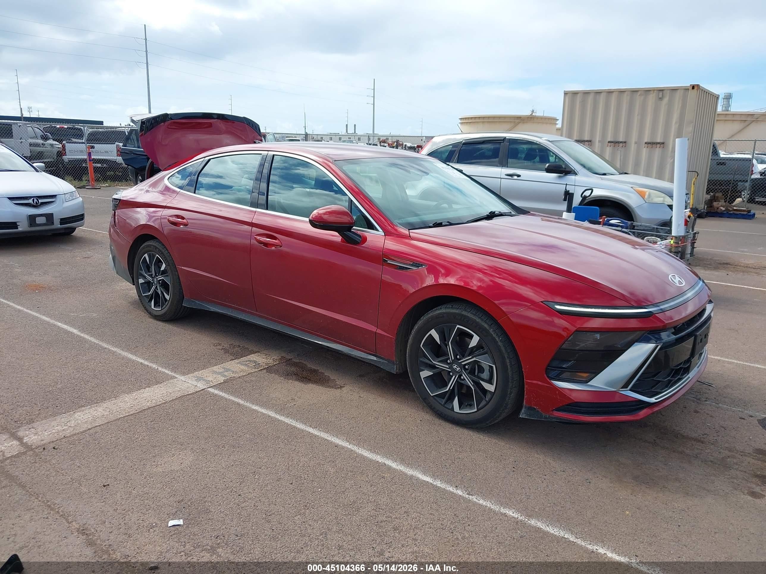 2024 Hyundai Sonata SEL, VIN KMHL64JA6RA392303 — Rear end
