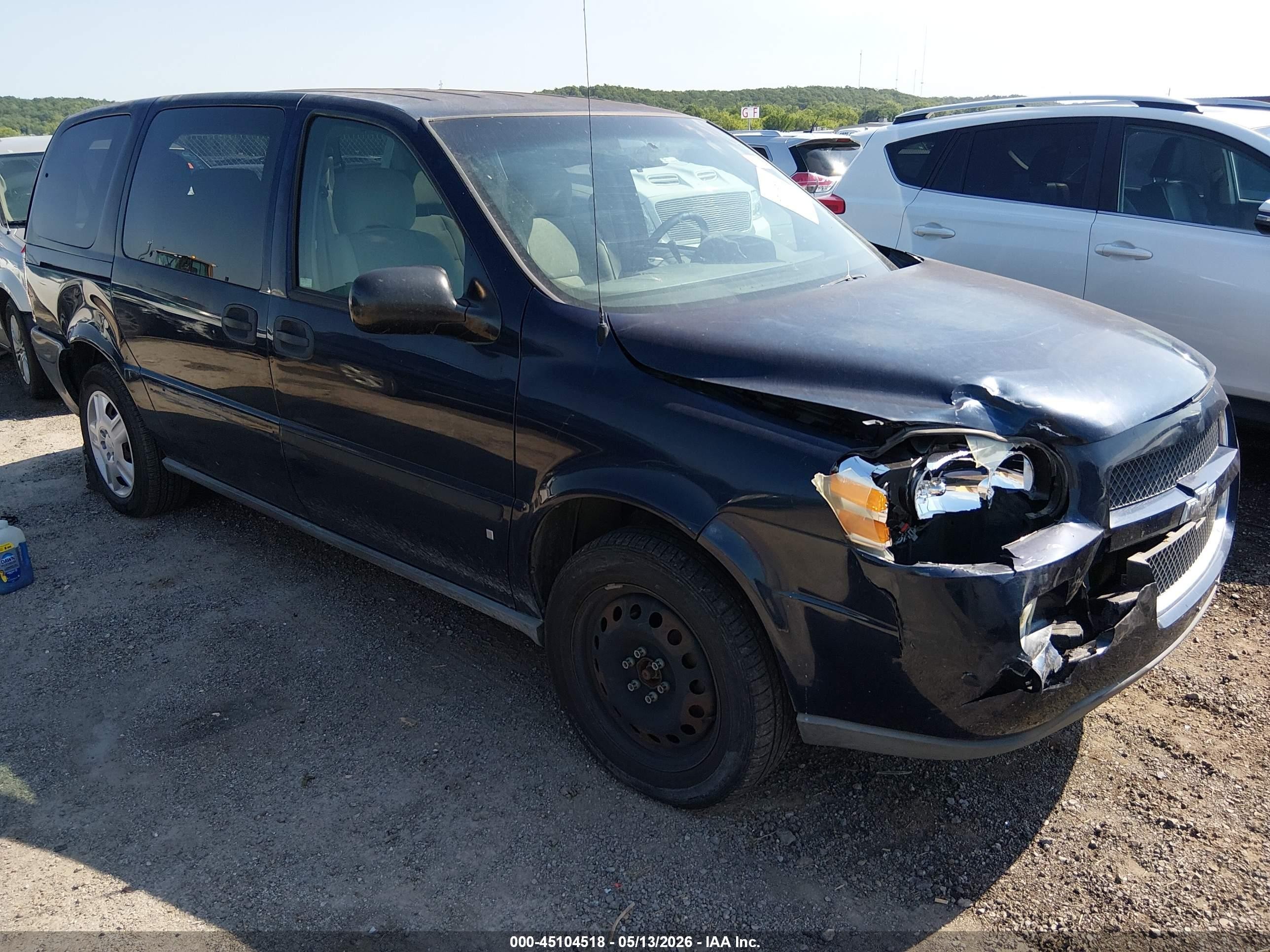 2006 Chevrolet Uplander LS Fleet, VIN 1GNDV23L76D215131 — Rear end