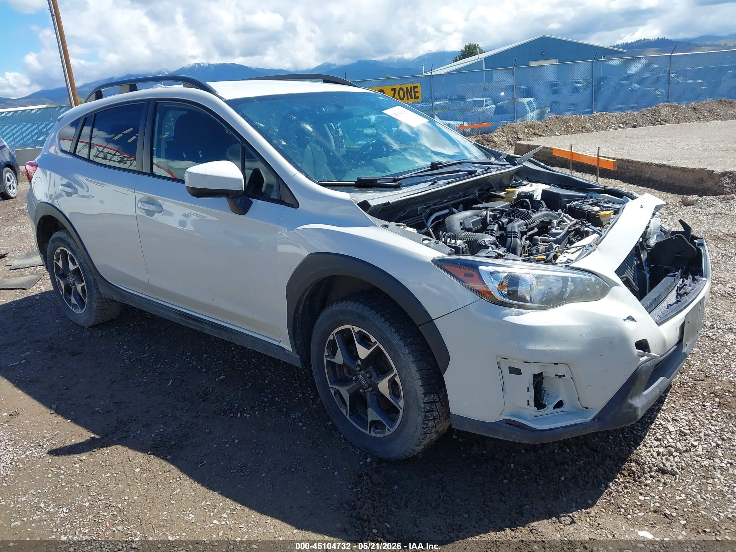 2019 Subaru Crosstrek Premium, VIN JF2GTACC1K8325344 — Front end