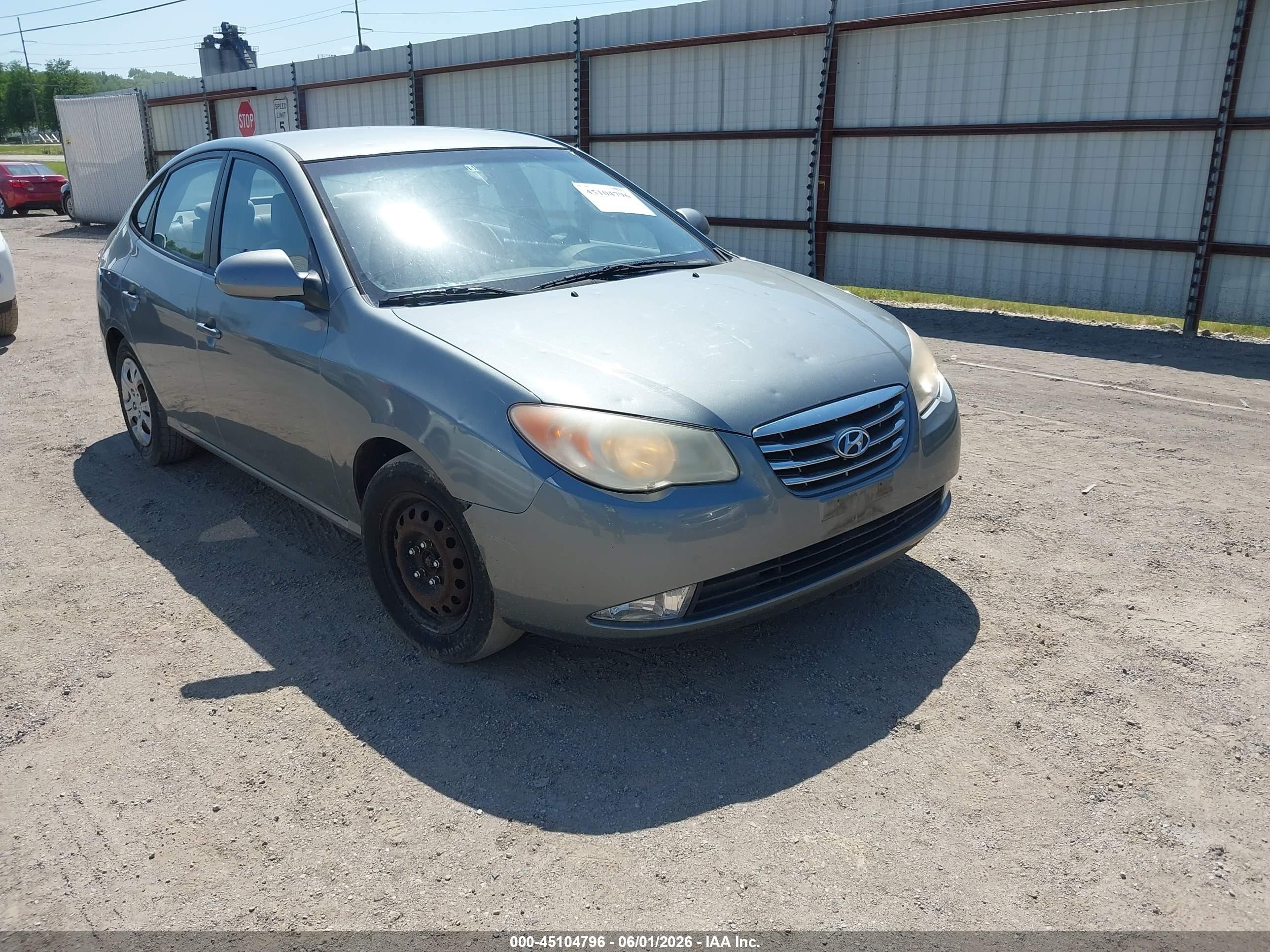 2010 Hyundai Elantra GLS, VIN KMHDU4AD2AU176469 — Hail
