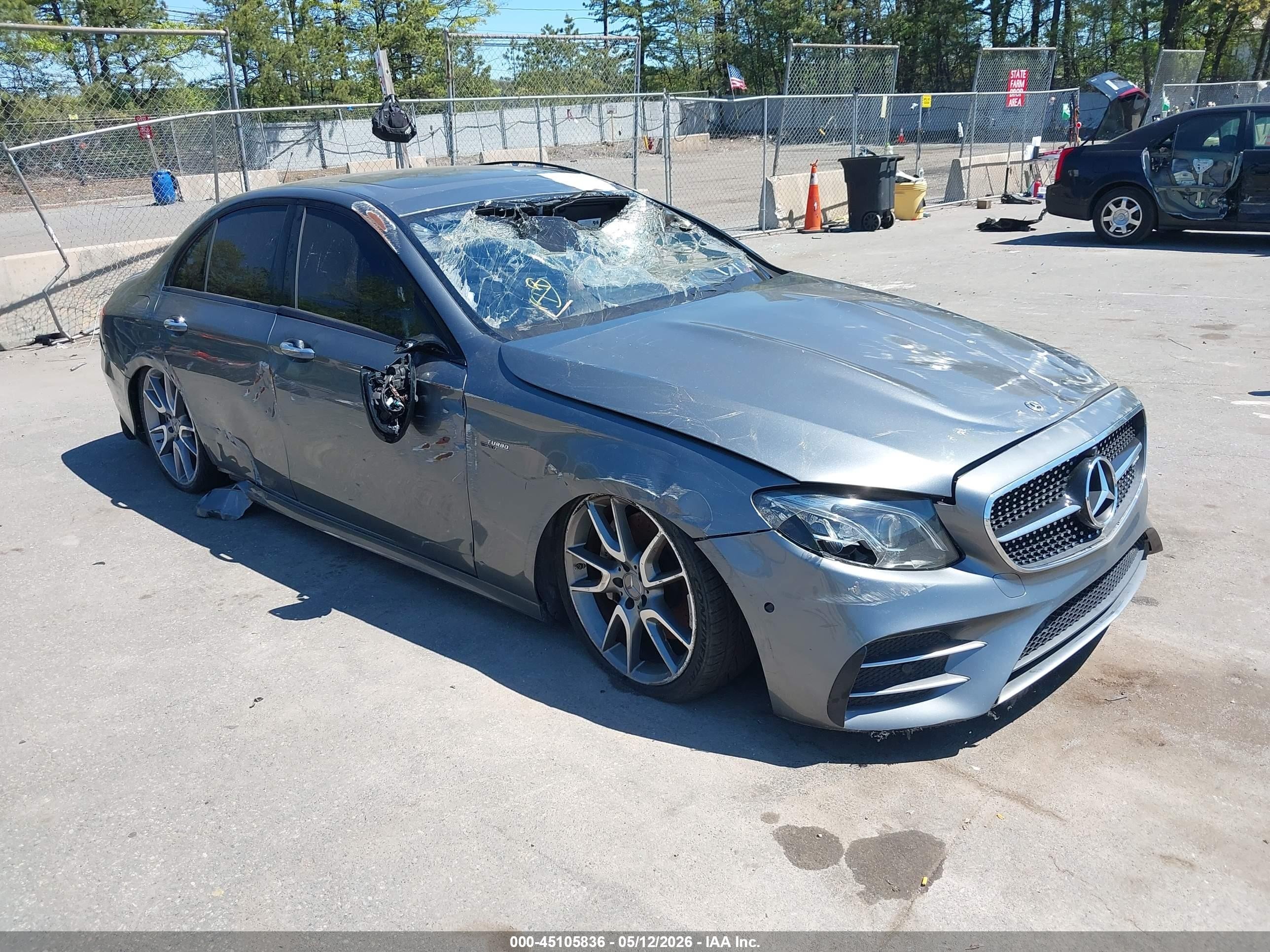 2019 Mercedes-Benz E 53 AMG, VIN WDDZF6BB0KA581672 — Rollover
