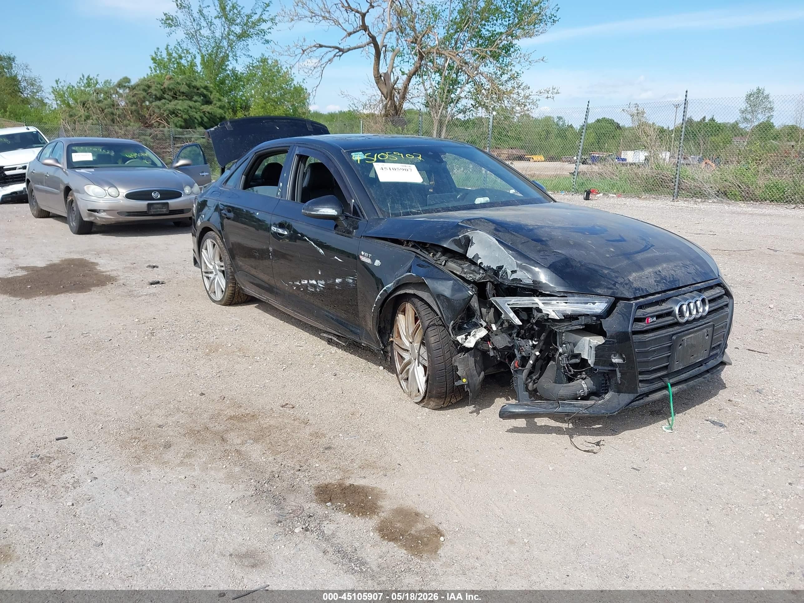 2018 Audi S4 Premium Plus, VIN WAUB4AF45JA233605 — Front end