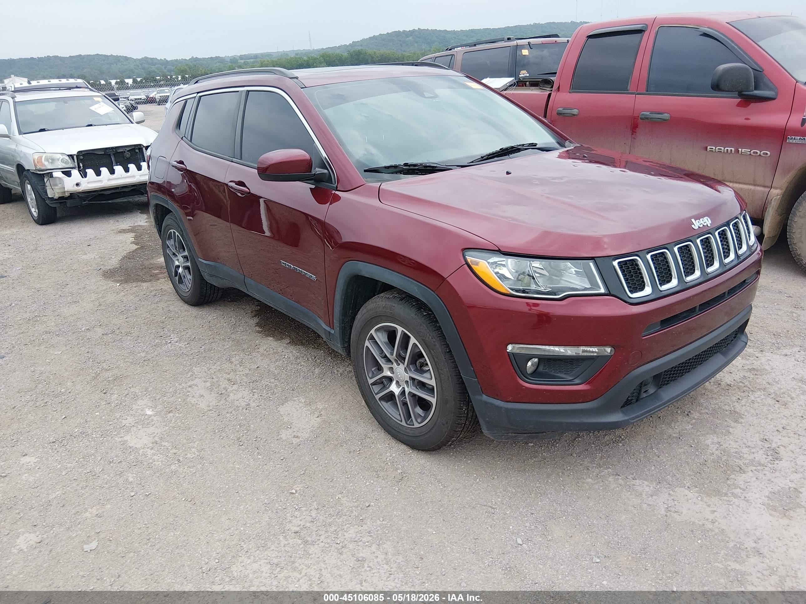 2020 Jeep Compass Latitude, VIN 3C4NJCBB9LT258706 — Hail