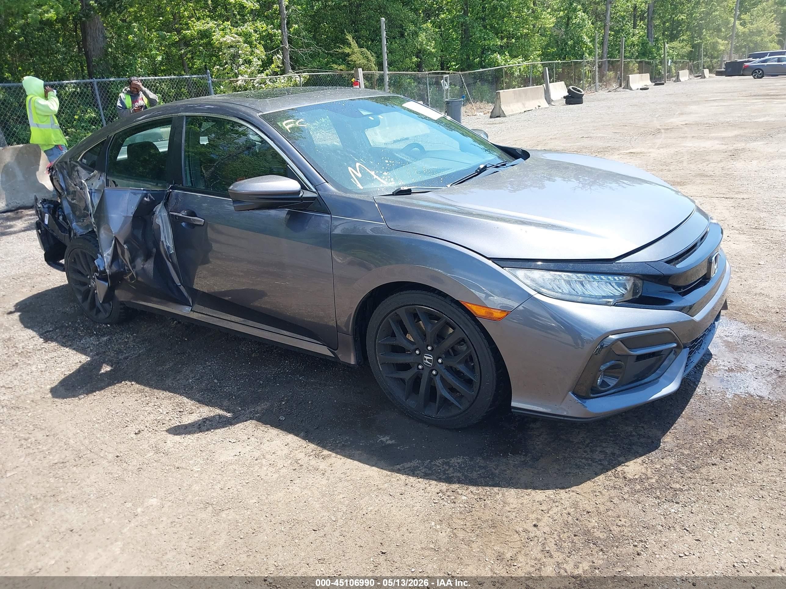 2020 Honda Civic Si, VIN 2HGFC1E52LH707369 — Side