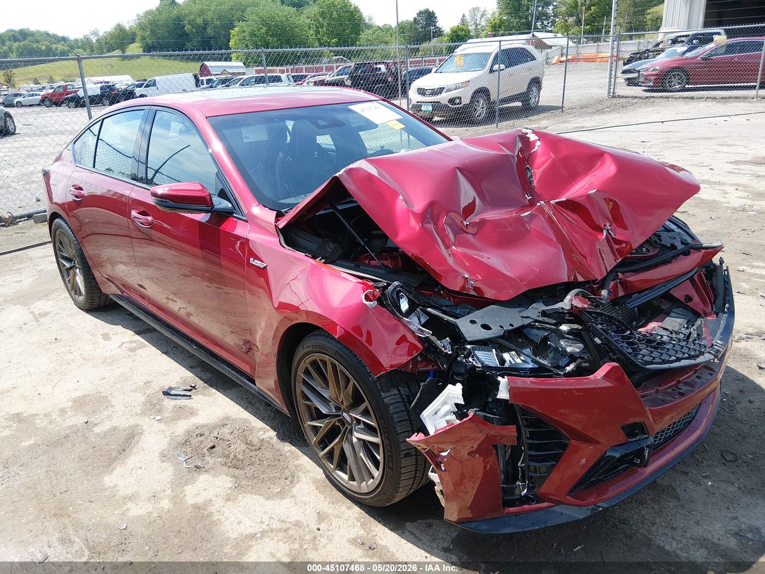 2023 Cadillac CT5-V Blackwing, VIN 1G6DY5R63P0860373 — Front end