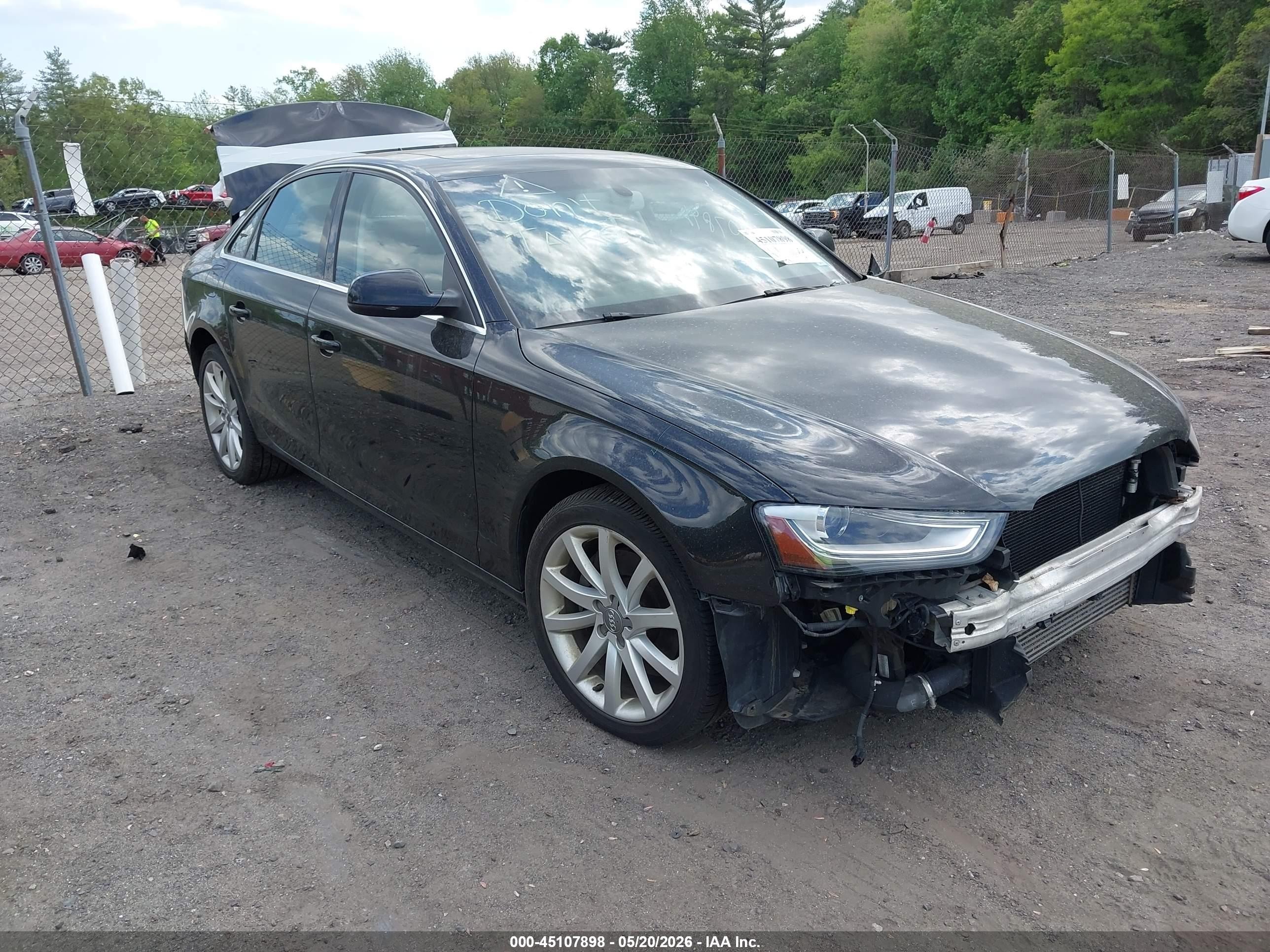 2013 Audi A4 Premium Plus, VIN WAUFFAFL5DN038023 — All over
