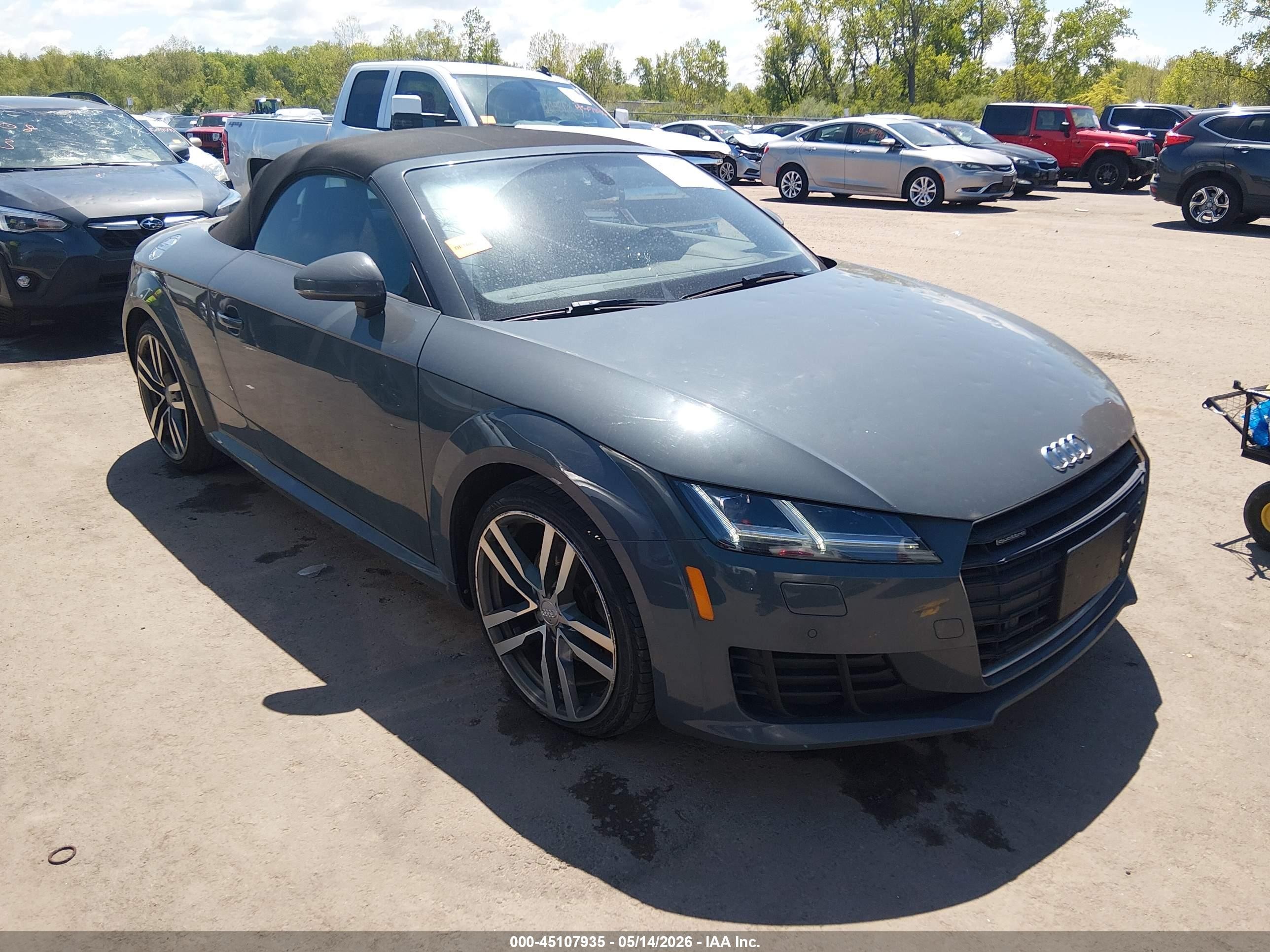 2016 Audi TT 2.0T, VIN TRUT5CFV2G1028511 — Град