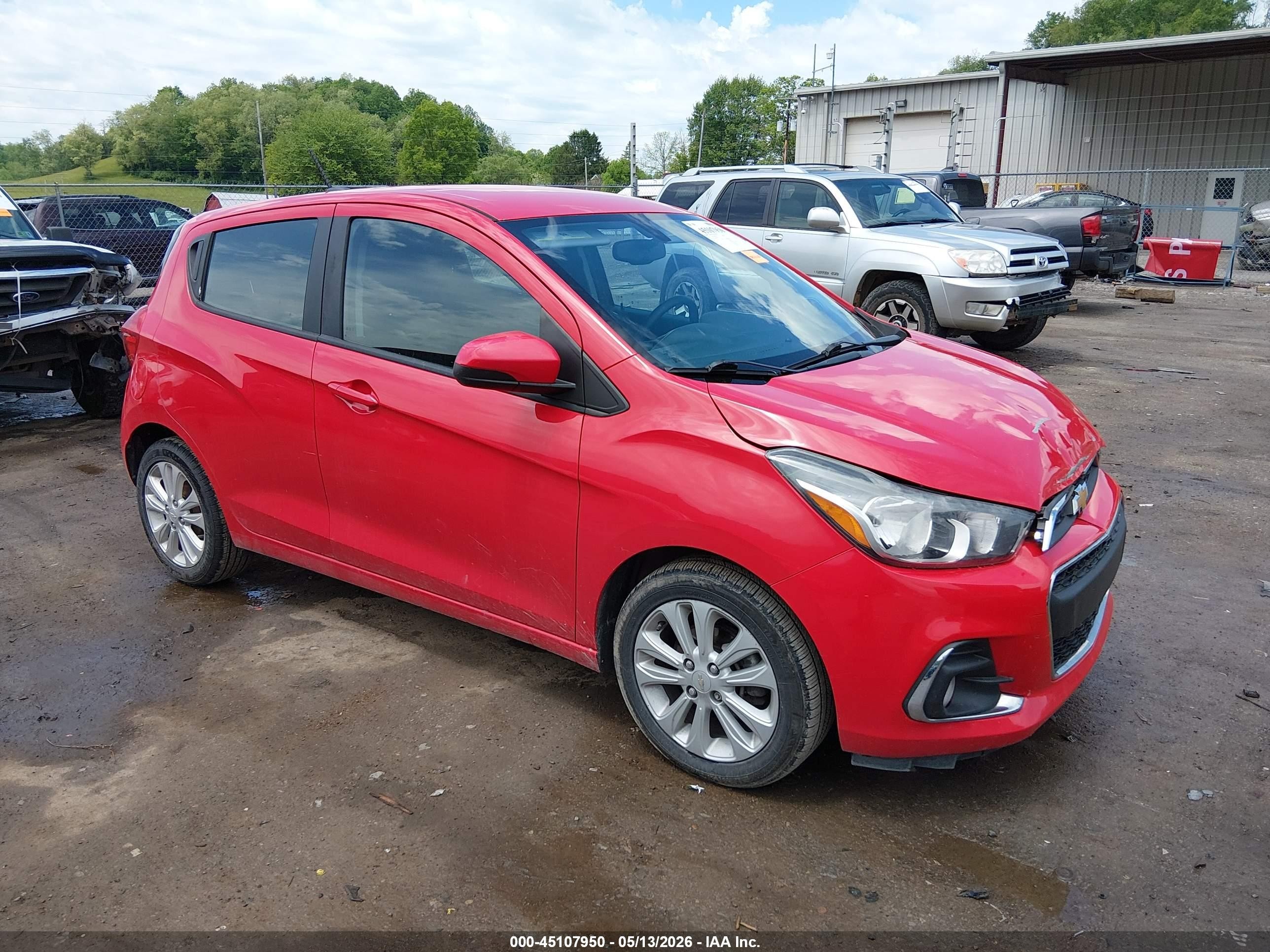 2017 Chevrolet Spark LT, VIN KL8CD6SAXHC795717 — Зад
