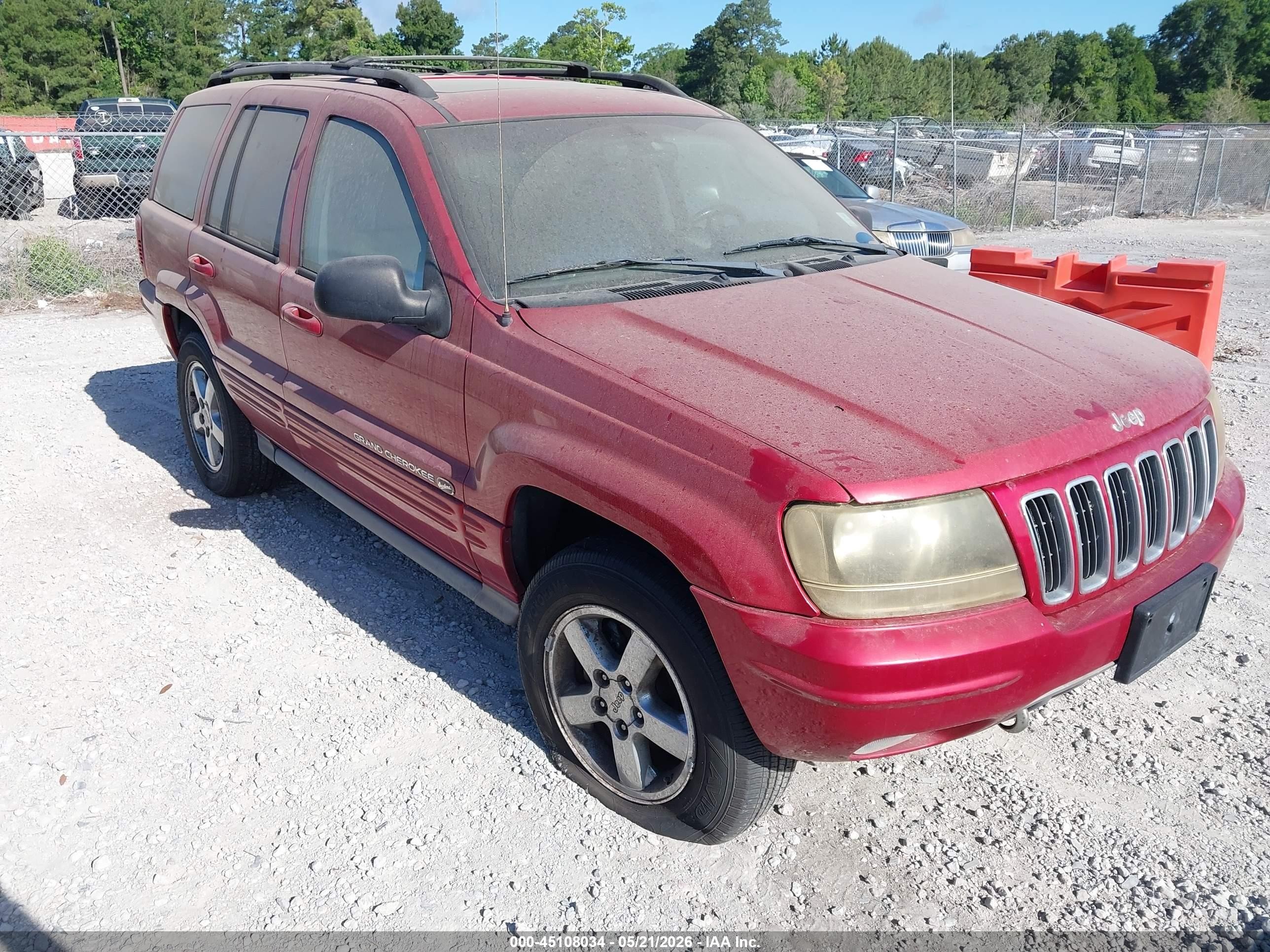 2003 Jeep Grand Cherokee Overland, VIN 1J8GW68J83C574631 — Обычный износ