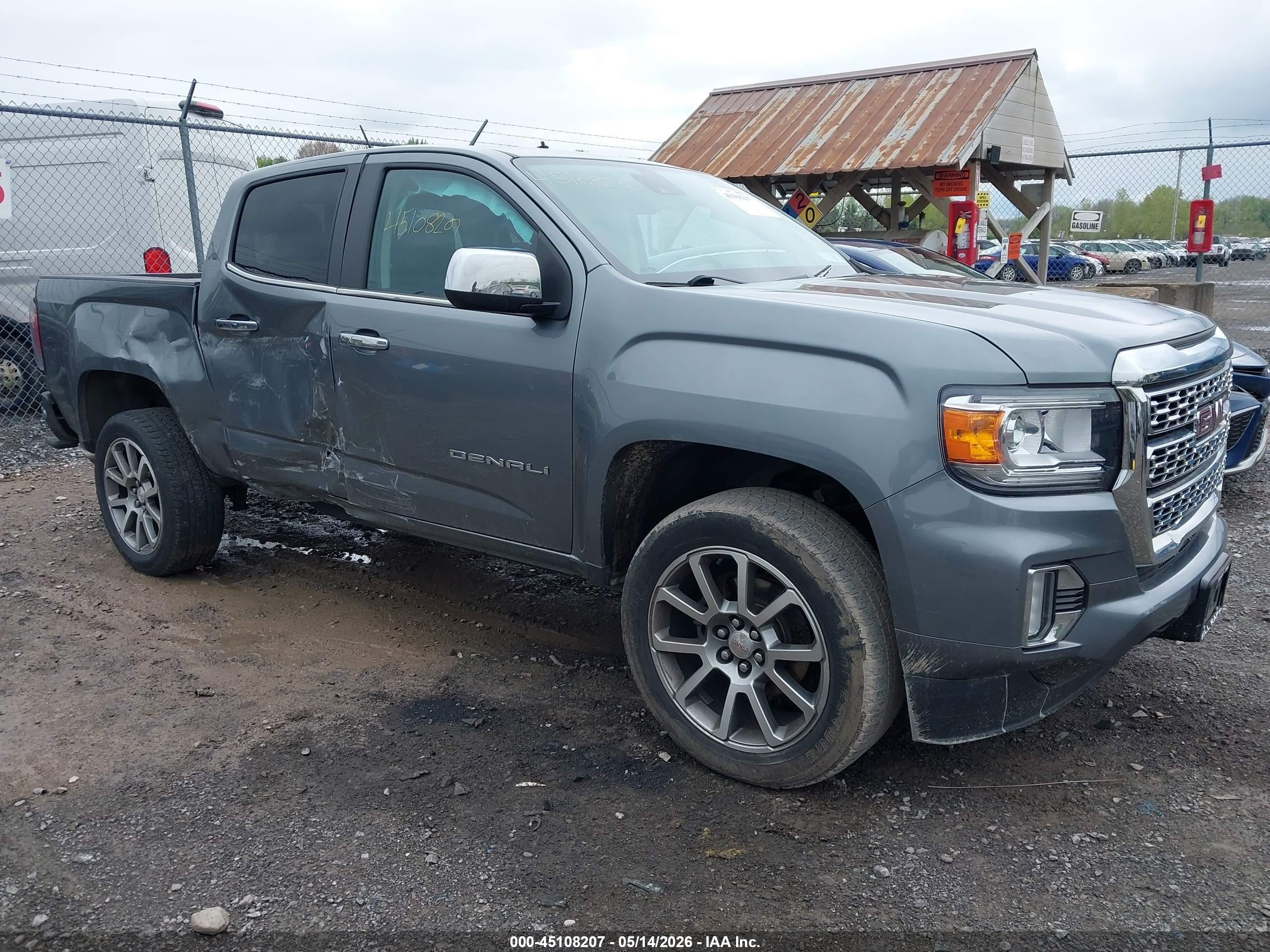 2022 GMC Canyon 4WD Denali, VIN 1GTG6EEN6N1260175 — Side