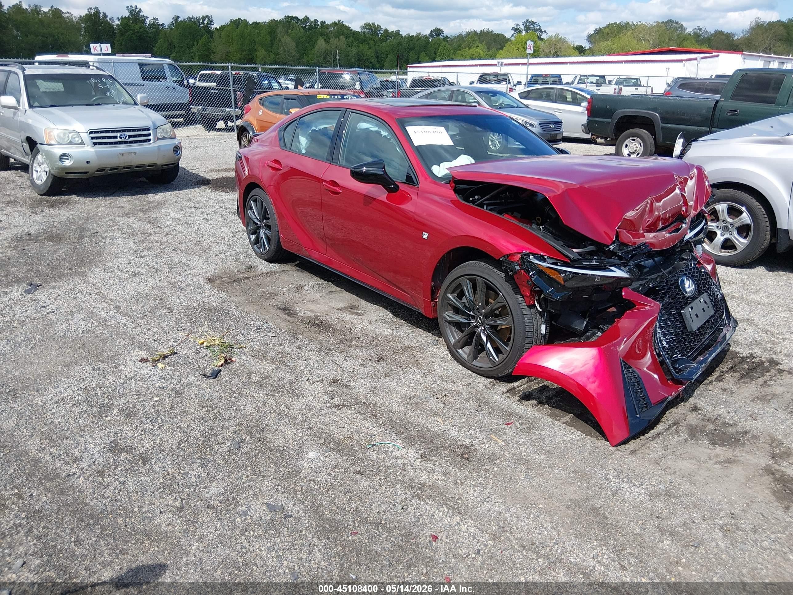 2025 Lexus IS 350 F Sport, VIN JTHGZ1E26S5042696 — Front end