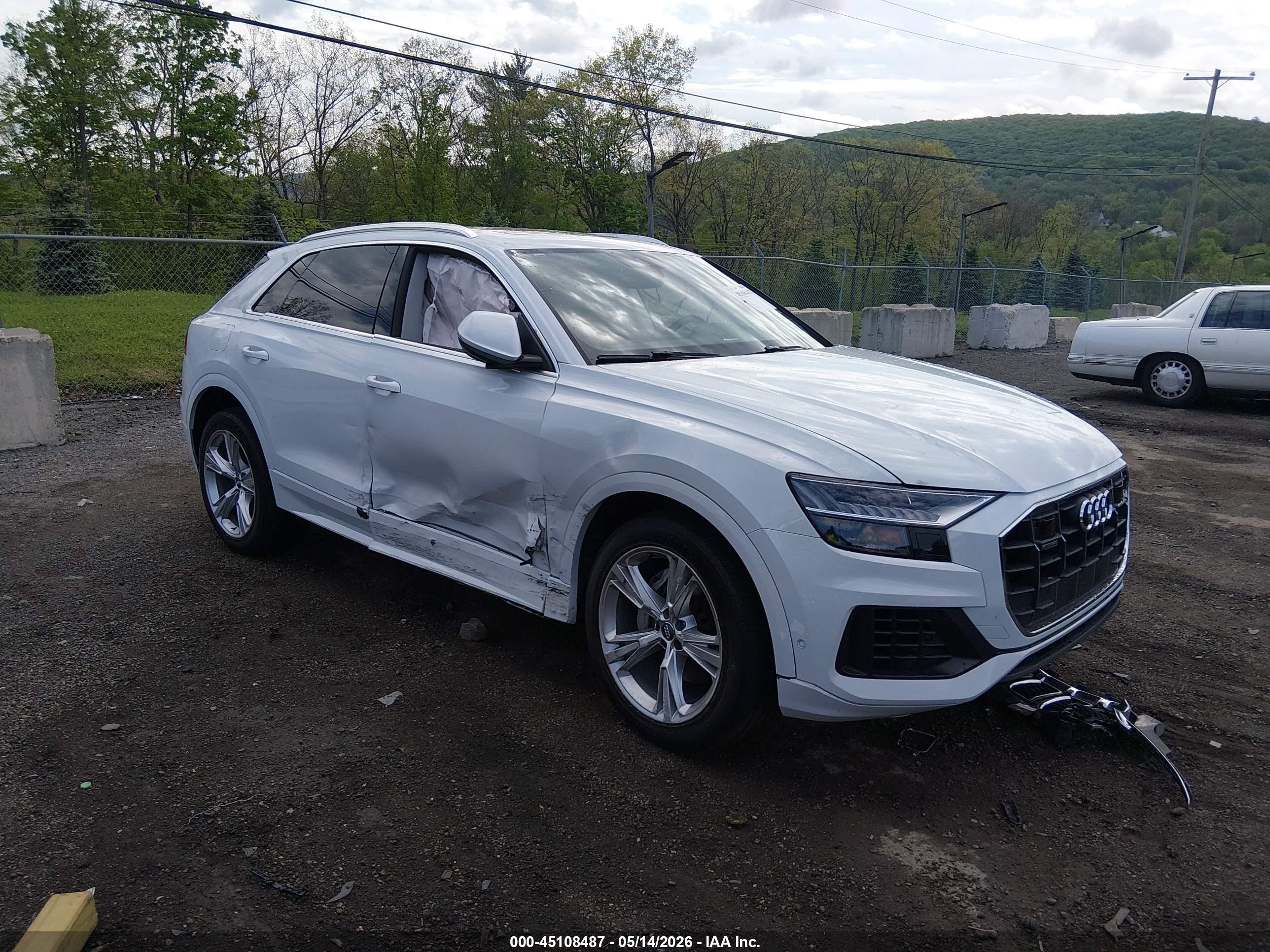 2020 Audi Q8 Premium Plus, VIN WA1BVAF17LD020298 — Side