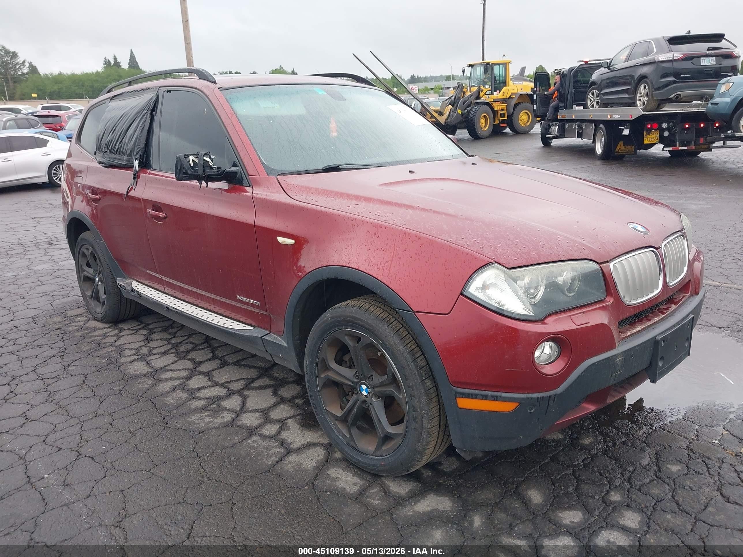 2009 BMW X3 xDrive30i, VIN WBXPC93489WJ27133 — Biohazard / chemical