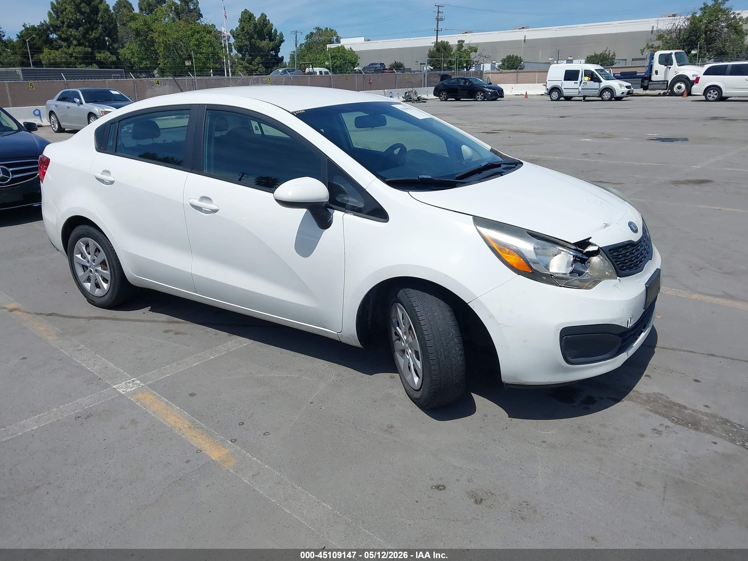 2013 Kia Rio LX, VIN KNADM4A3XD6254112 — Normal wear