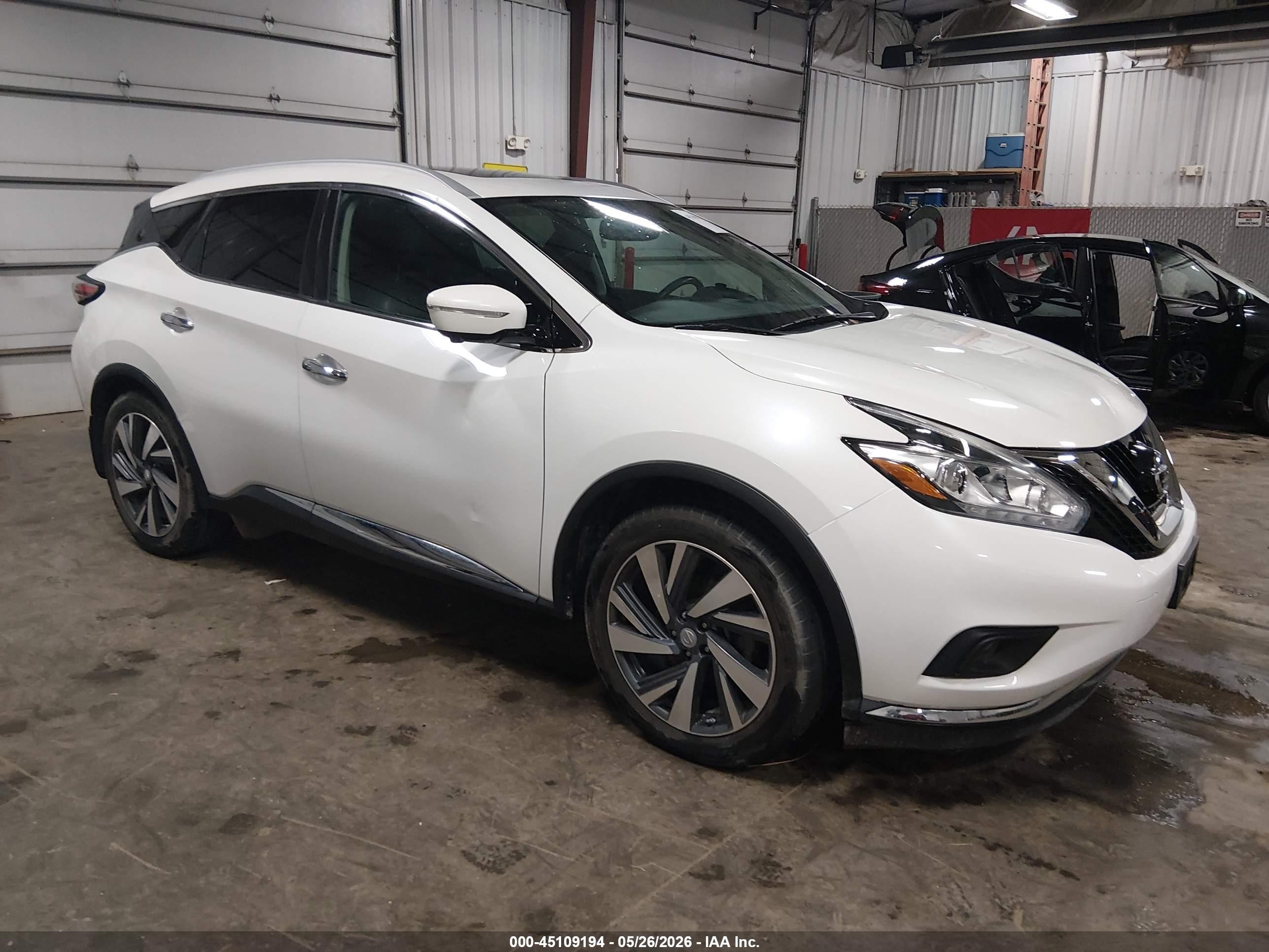 2015 Nissan Murano SL, VIN 5N1AZ2MH5FN259385 — Hail