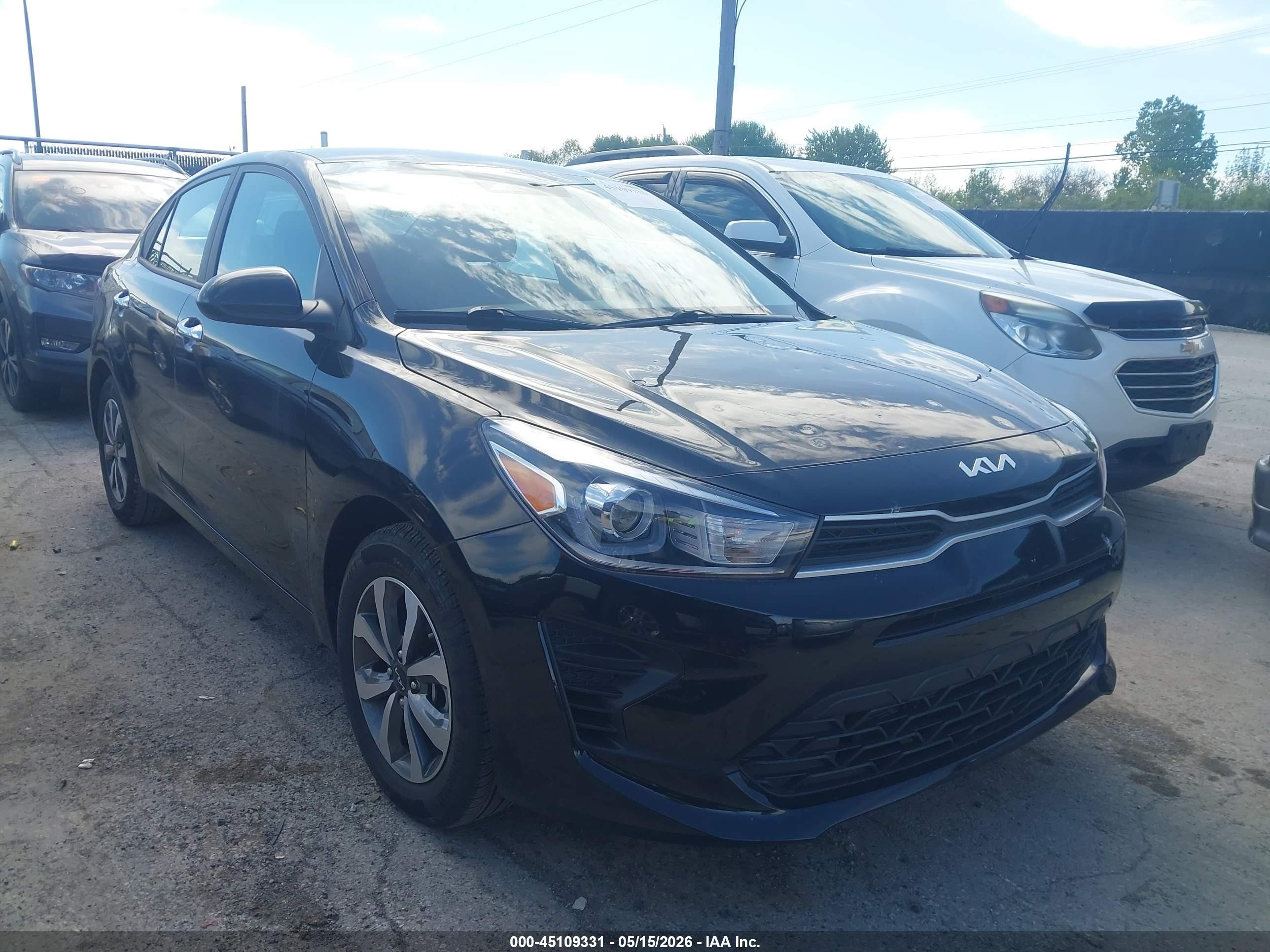 2023 Kia Rio LX, VIN 3KPA24AD5PE602109 — Hail