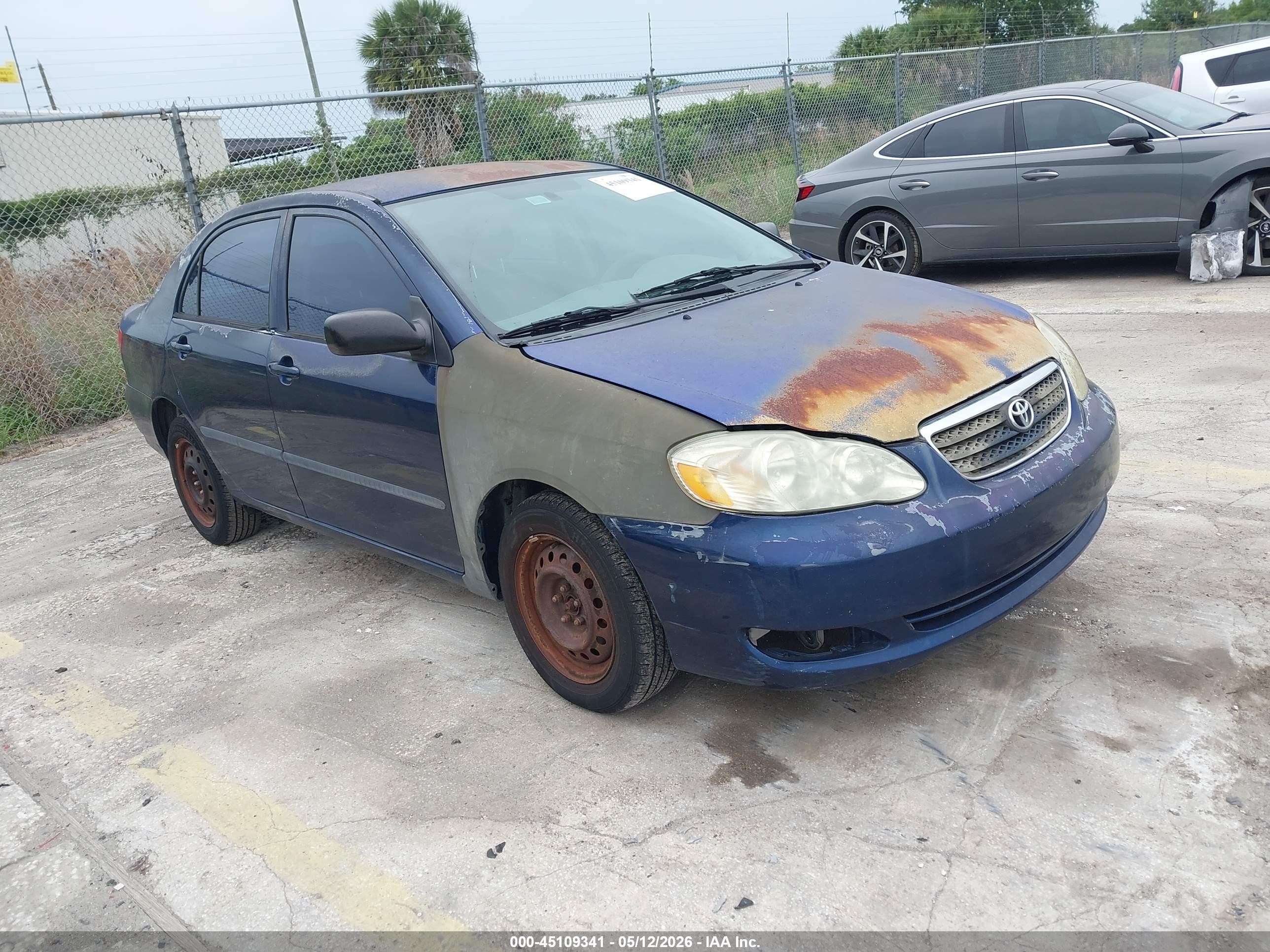 2007 Toyota Corolla CE, VIN JTDBR32E870101595 — Normal wear