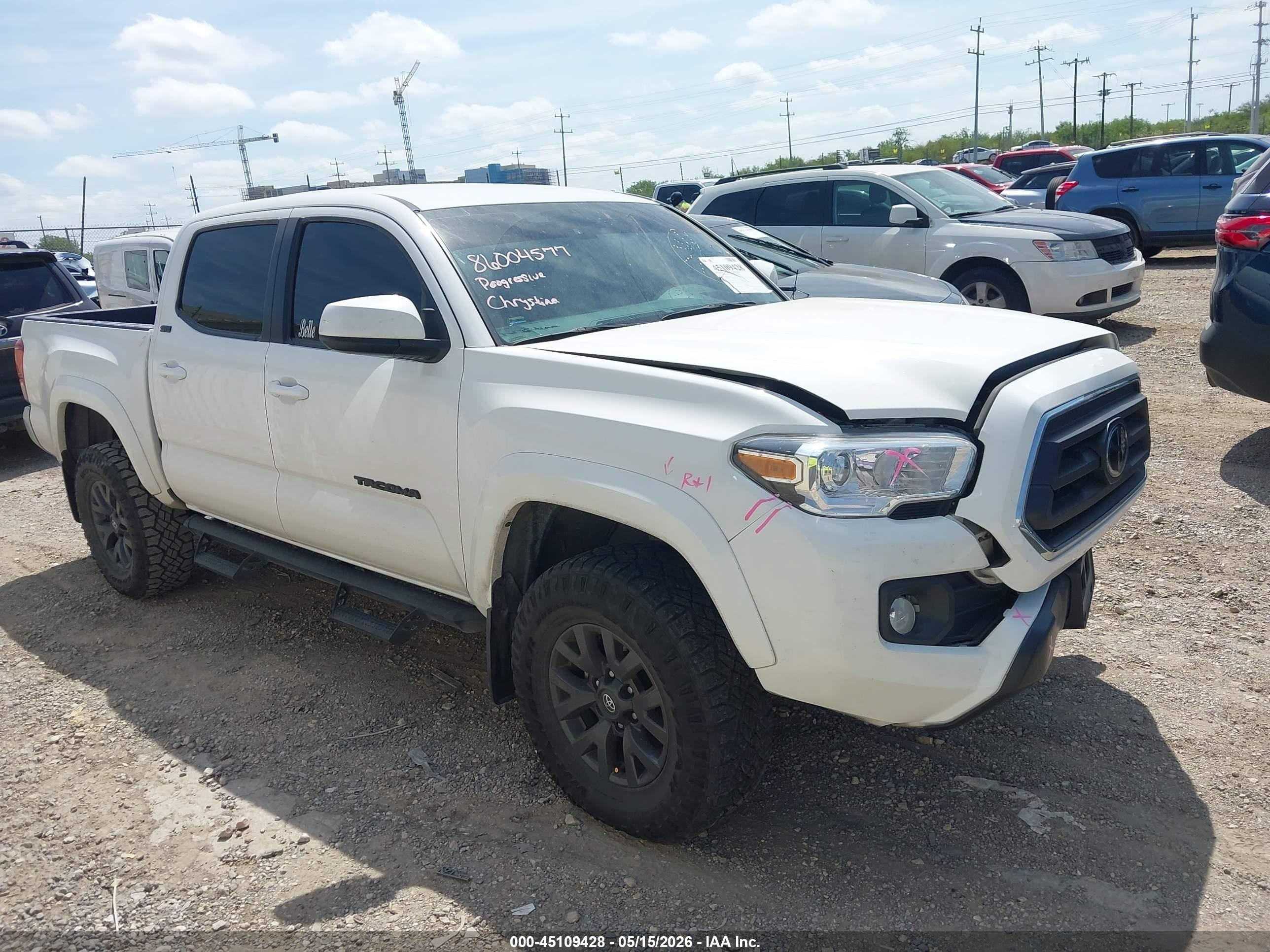 2023 Toyota Tacoma SR5, VIN 3TMAZ5CN4PM209263 — Front end
