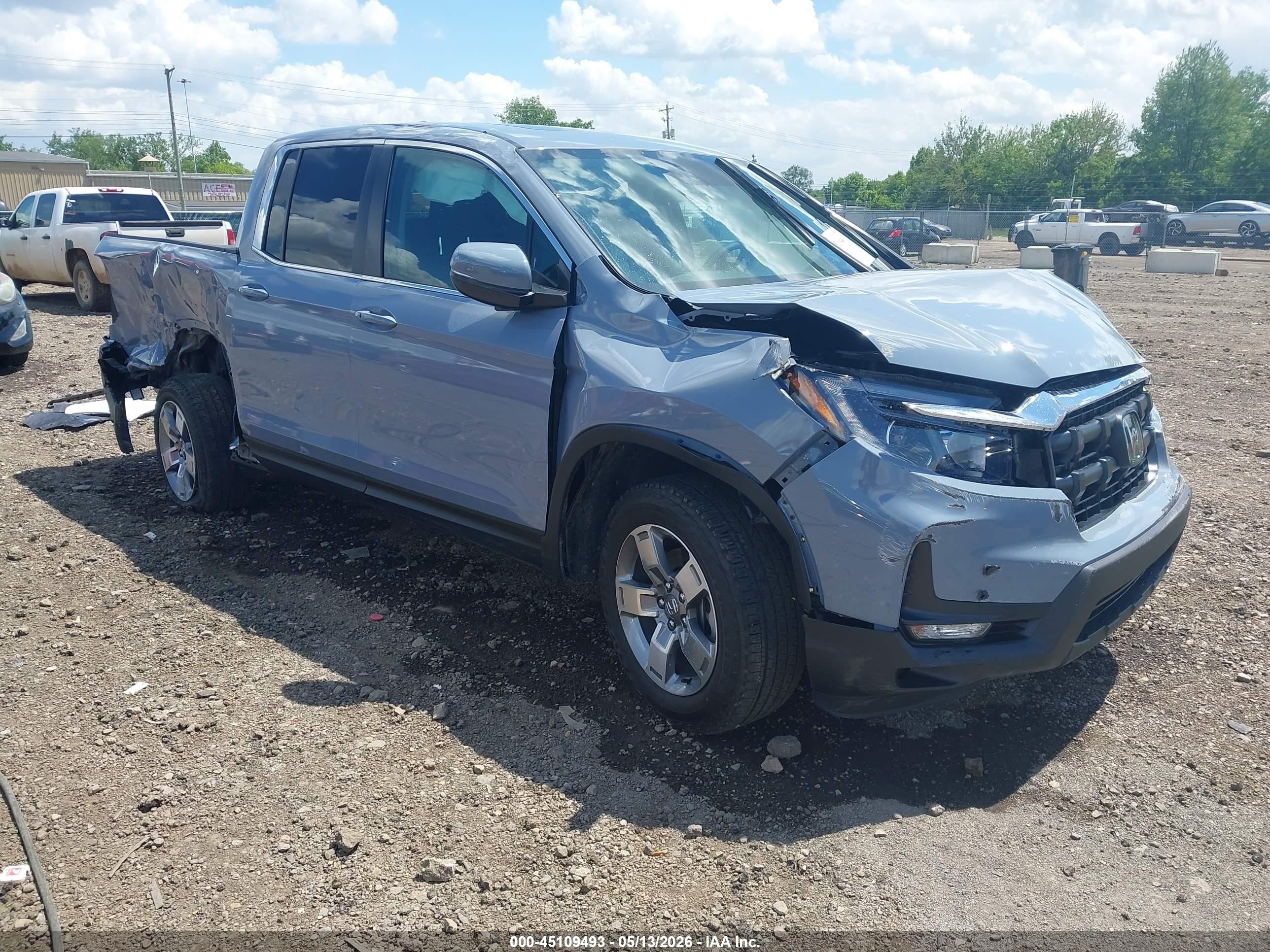 2026 Honda Ridgeline RTL, VIN 5FPYK3F5XTB010744 — Rollover