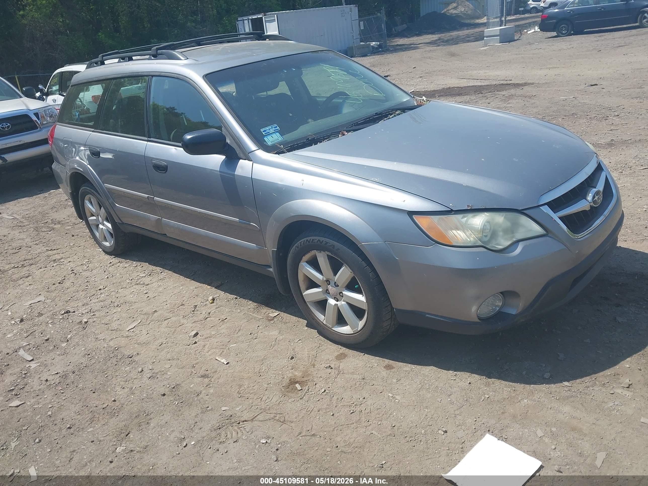 2009 Subaru Outback Special Edition, VIN 4S4BP61C497343264 — Vandalism