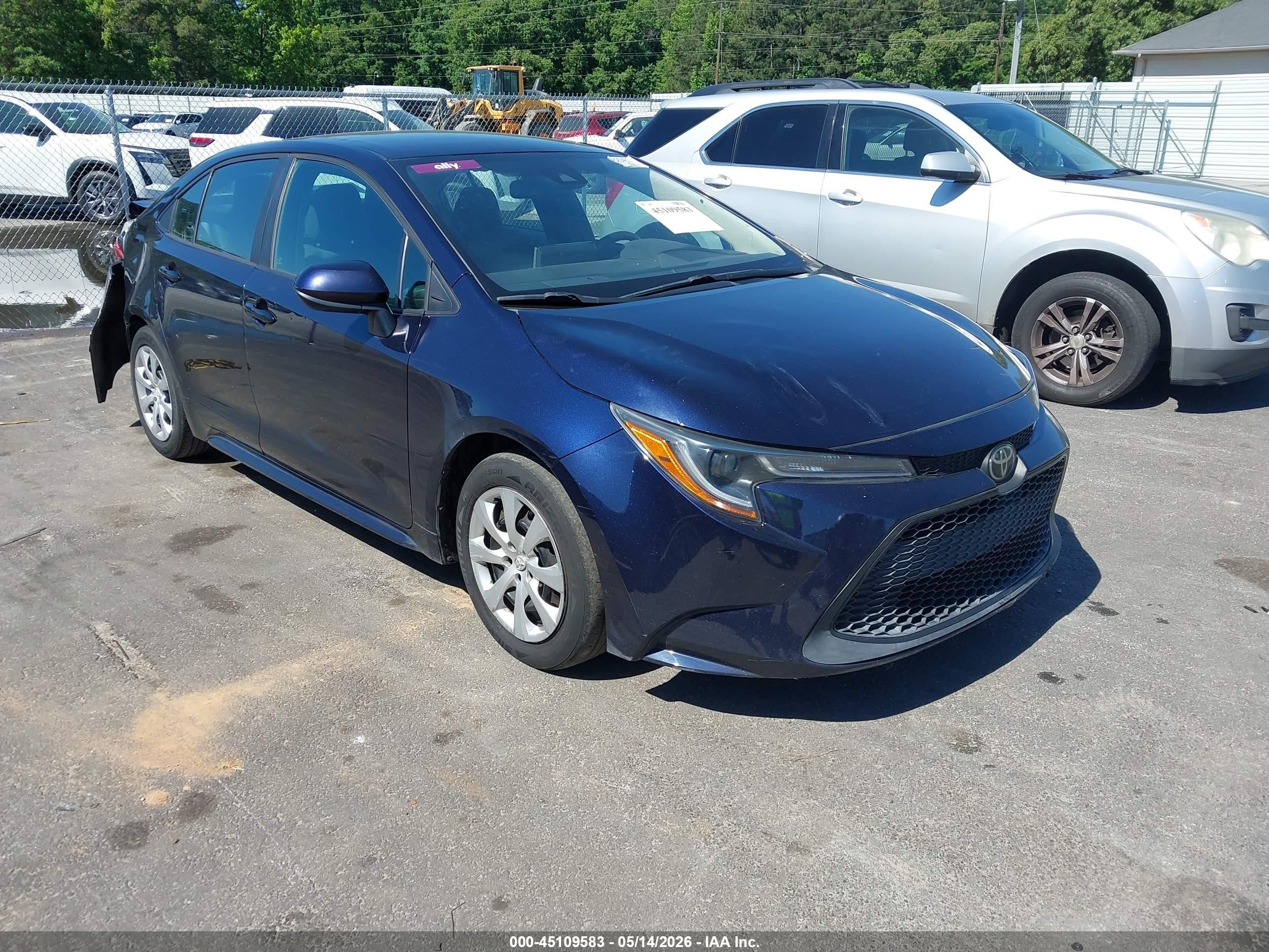 2021 Toyota Corolla LE, VIN 5YFEPMAE2MP189734 — All over